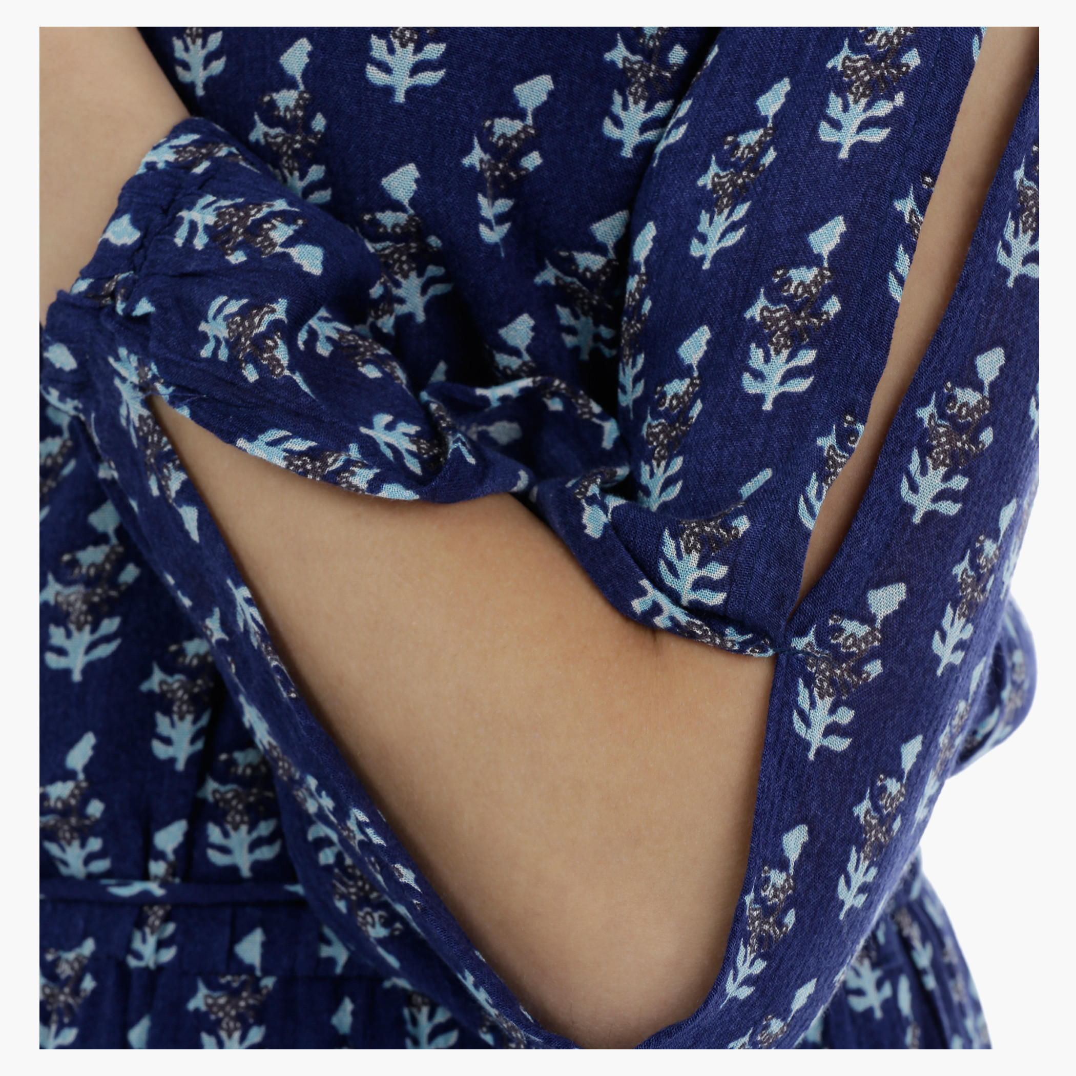 Mix Print Maxi Dress with Long Sleeves-women-clothing-dresses-image-4