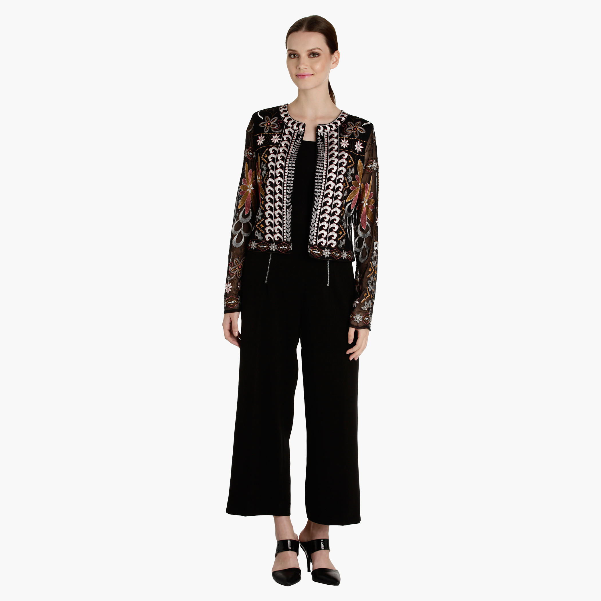 Embroidered Long Sleeves Jacket with Open Front-women-winterwear-coatsandjackets-jackets-image-5