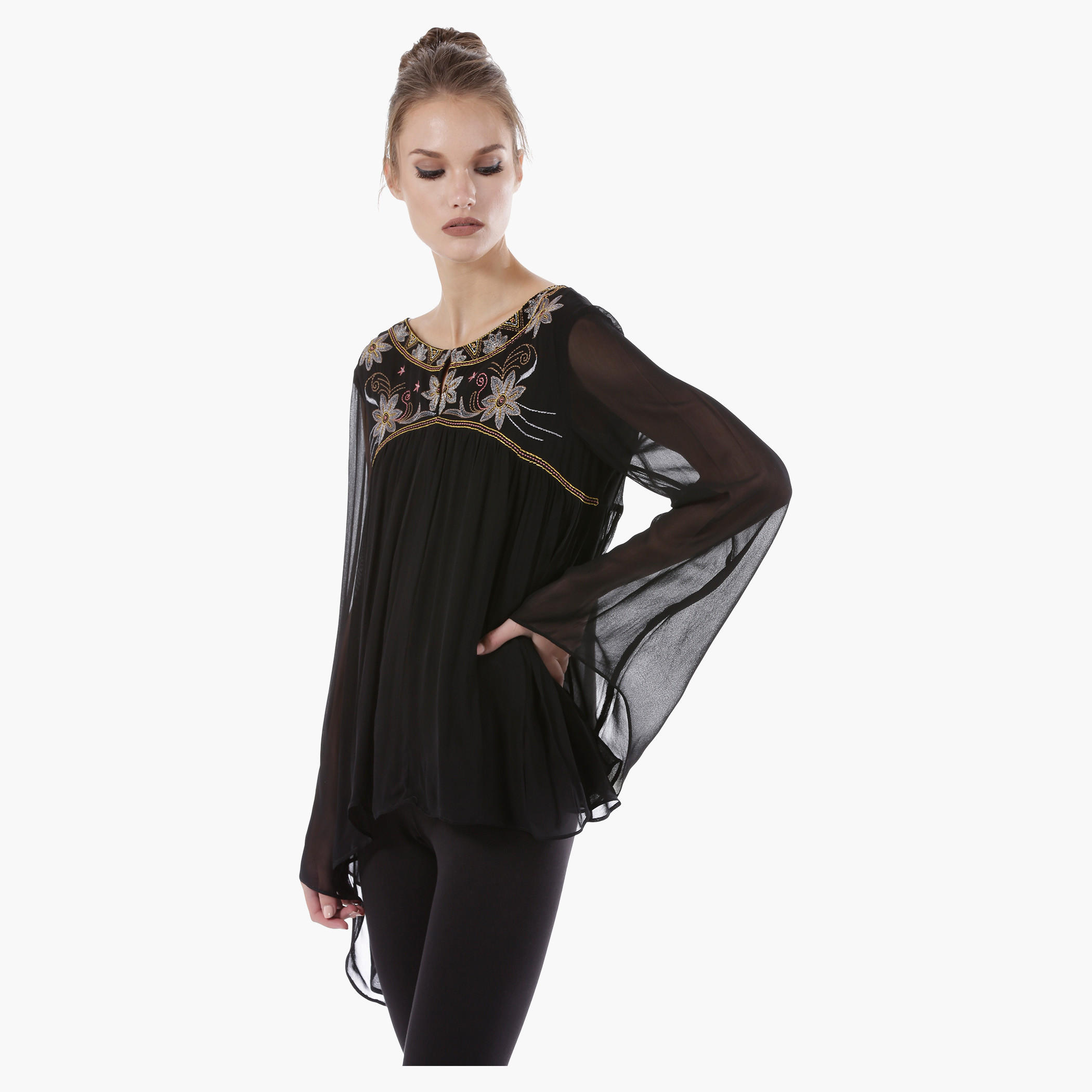Embroidered Top with Long Sleeves-women-clothing-shirtsandblouses-blouses-image-3
