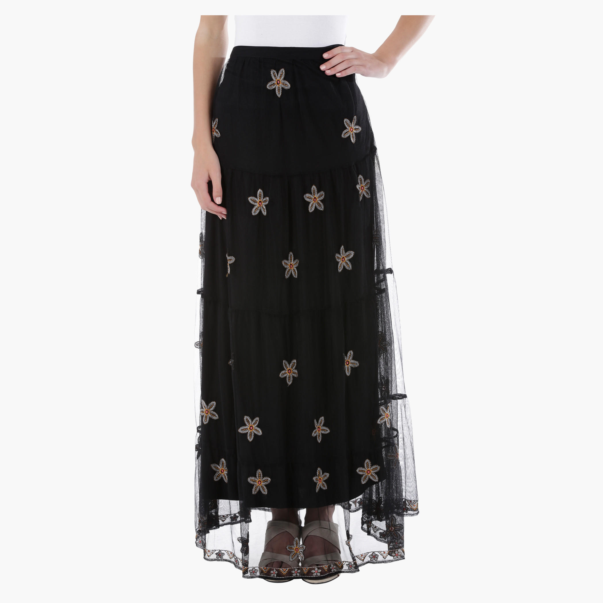 Embroidered Maxi Skirt in Regular Fit-women-clothing-bottoms-skirts-image-1