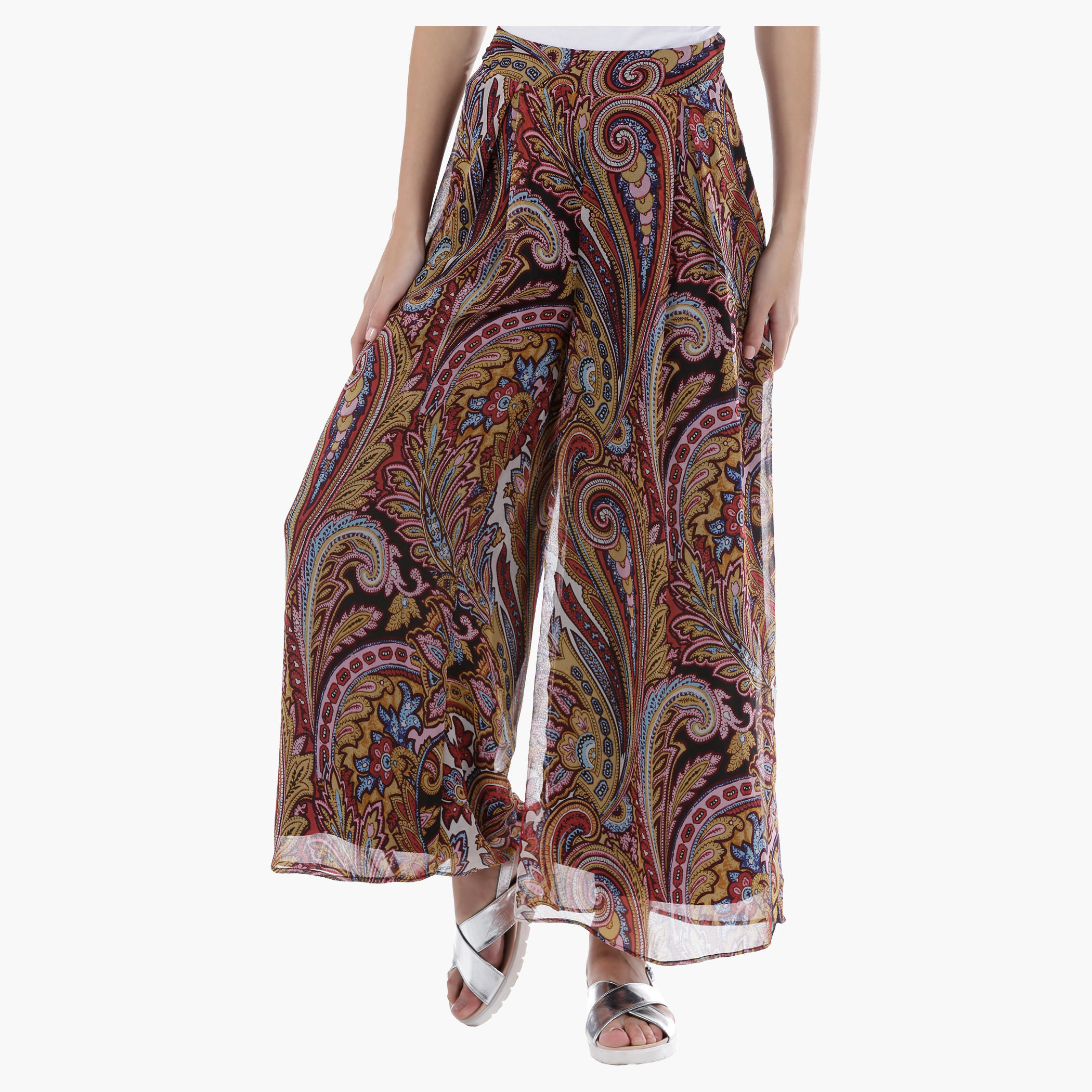 Printed Palazzo Pants-women-clothing-bottoms-trousers-image-1