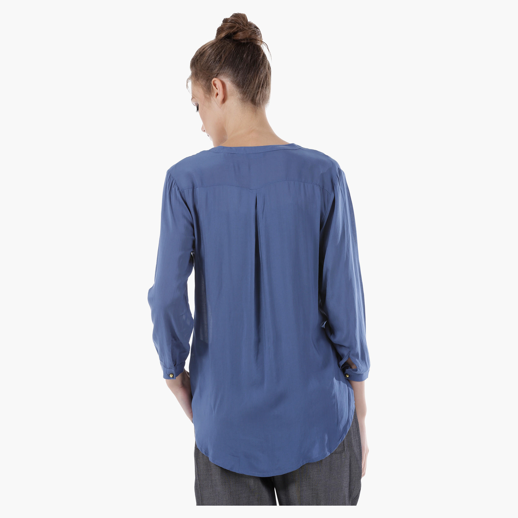 V-neck Long Sleeves Top-women-clothing-shirtsandblouses-blouses-image-2