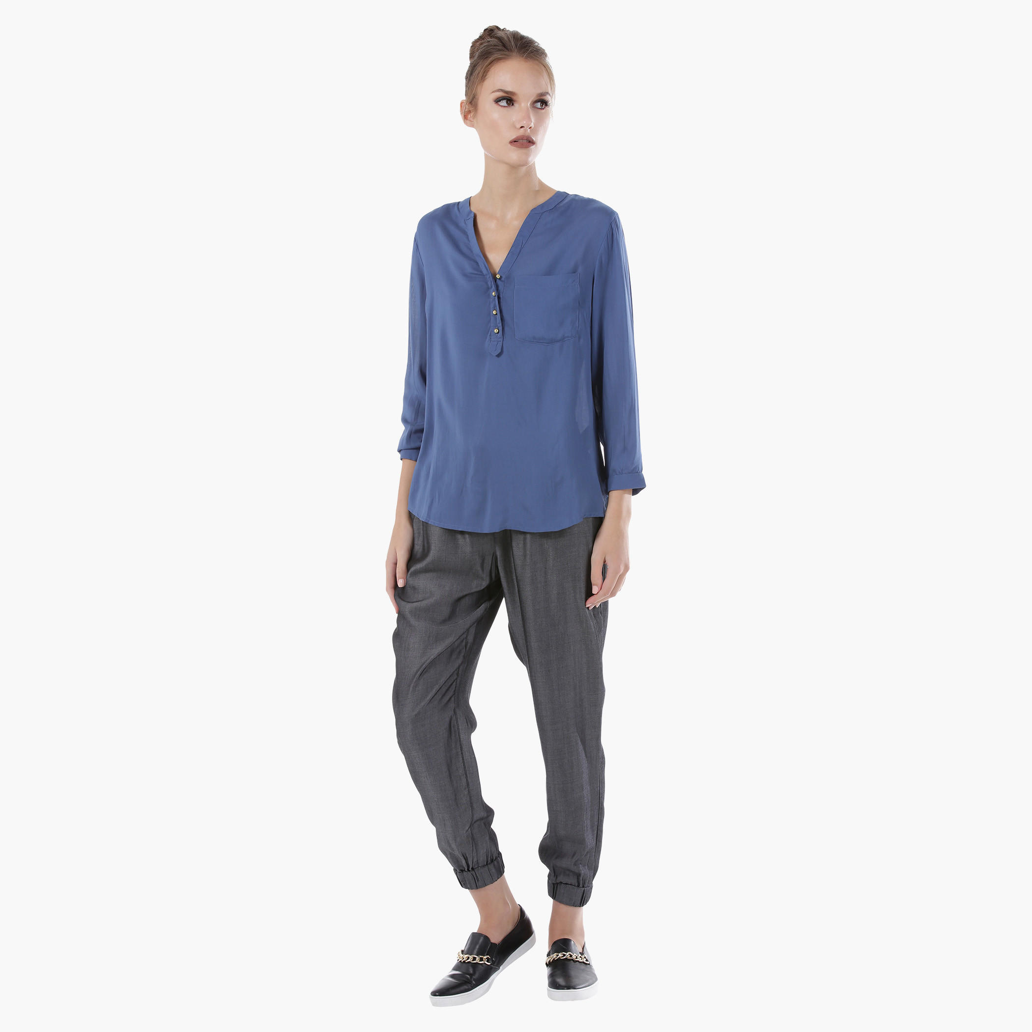 V-neck Long Sleeves Top-women-clothing-shirtsandblouses-blouses-image-5