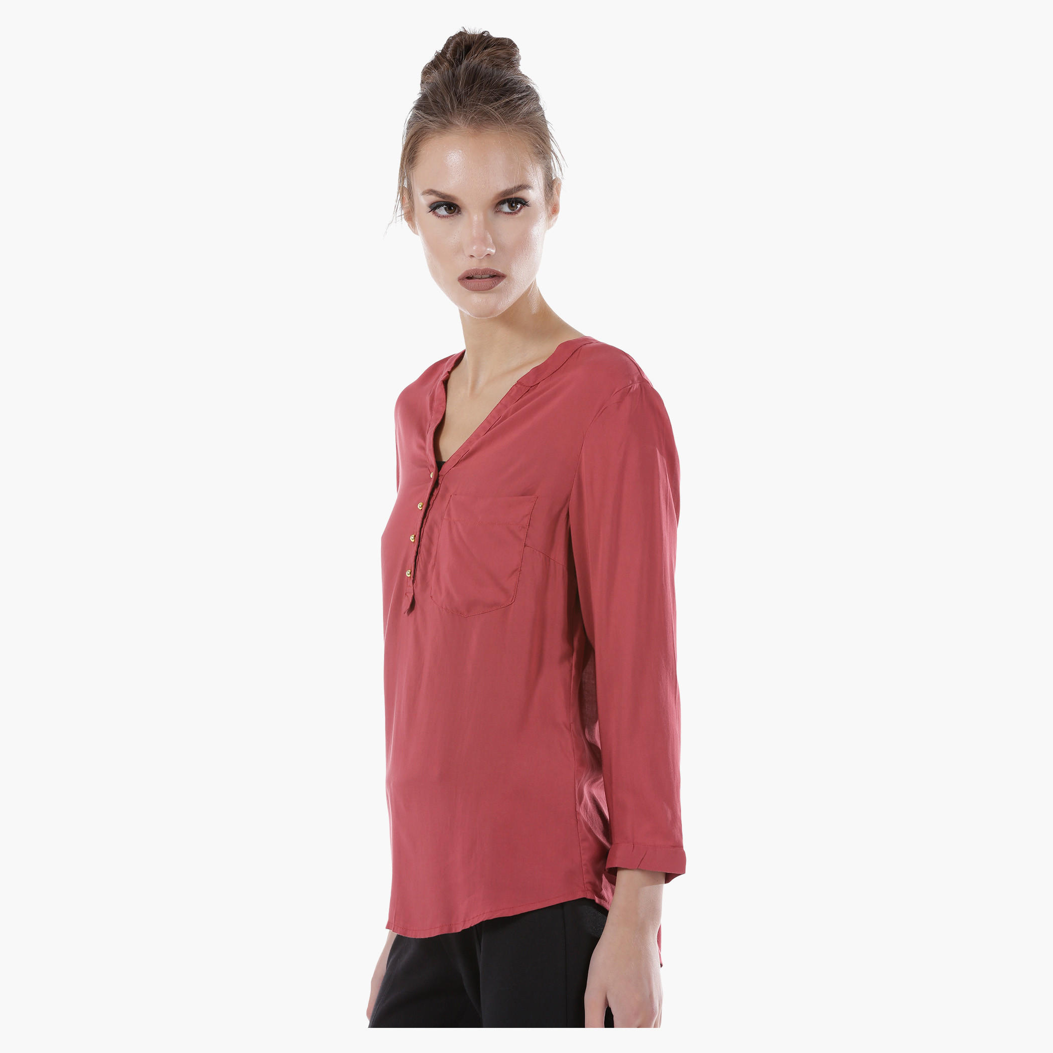 V-neck Long Sleeves Top-women-clothing-shirtsandblouses-blouses-image-8