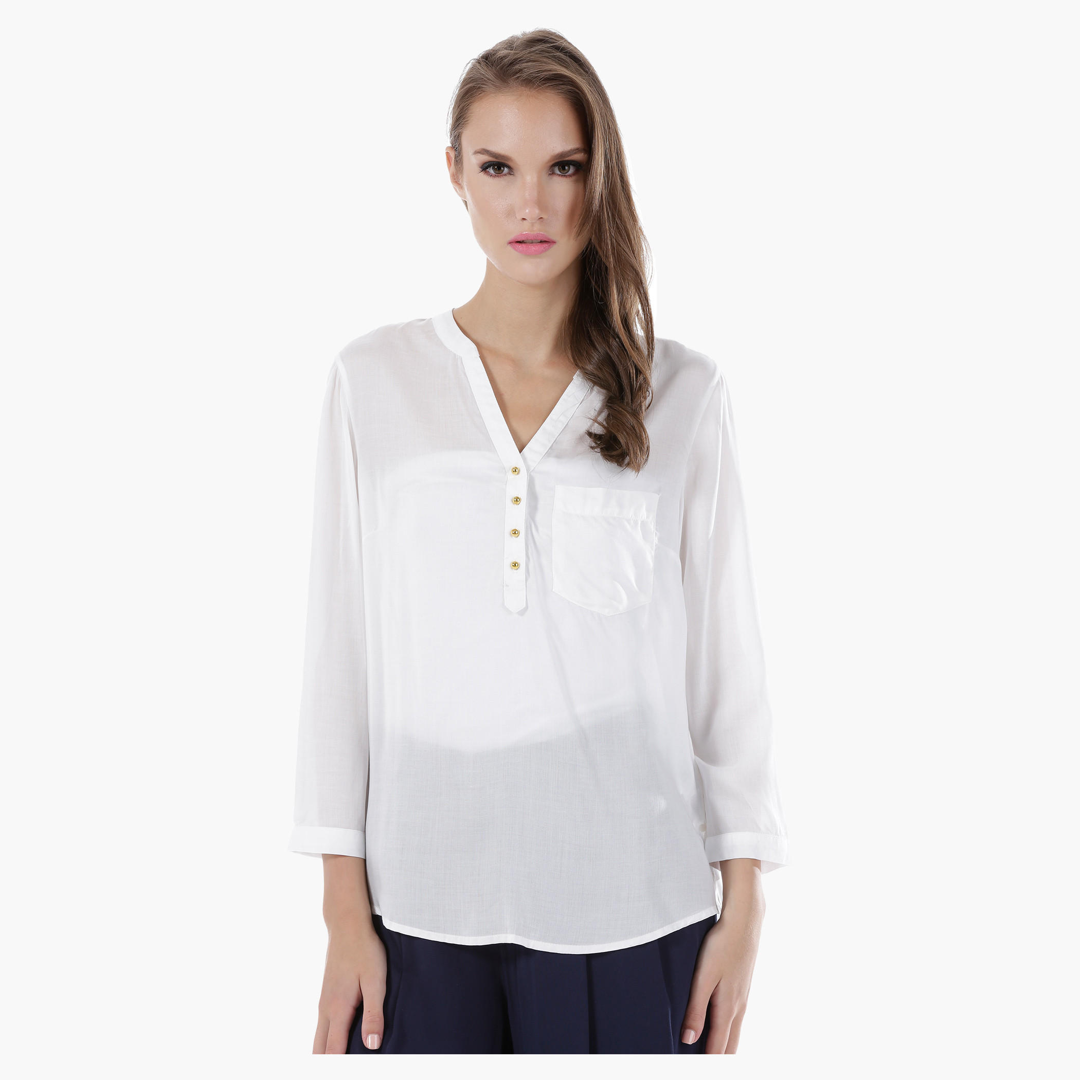 V-neck Long Sleeves Top-women-clothing-shirtsandblouses-blouses-image-11