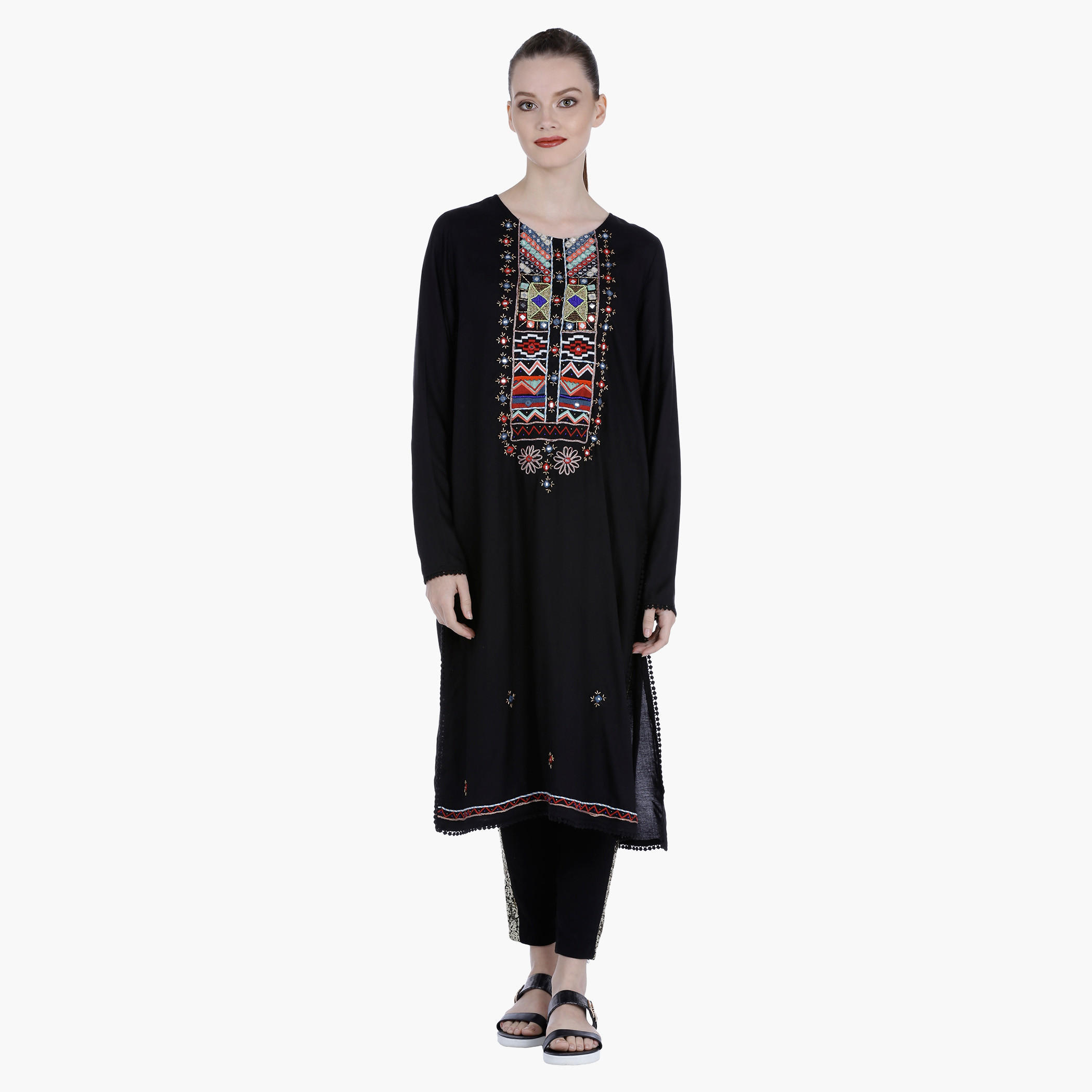 Embroidered Long Sleeves Tunic-women-clothing-shirtsandblouses-blouses-image-4