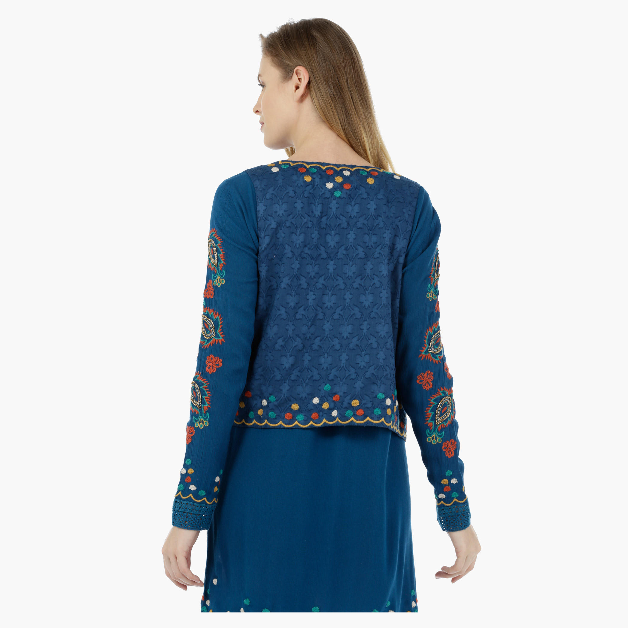Jacquard Embroidered Outerwear-women-winterwear-coatsandjackets-jackets-image-2