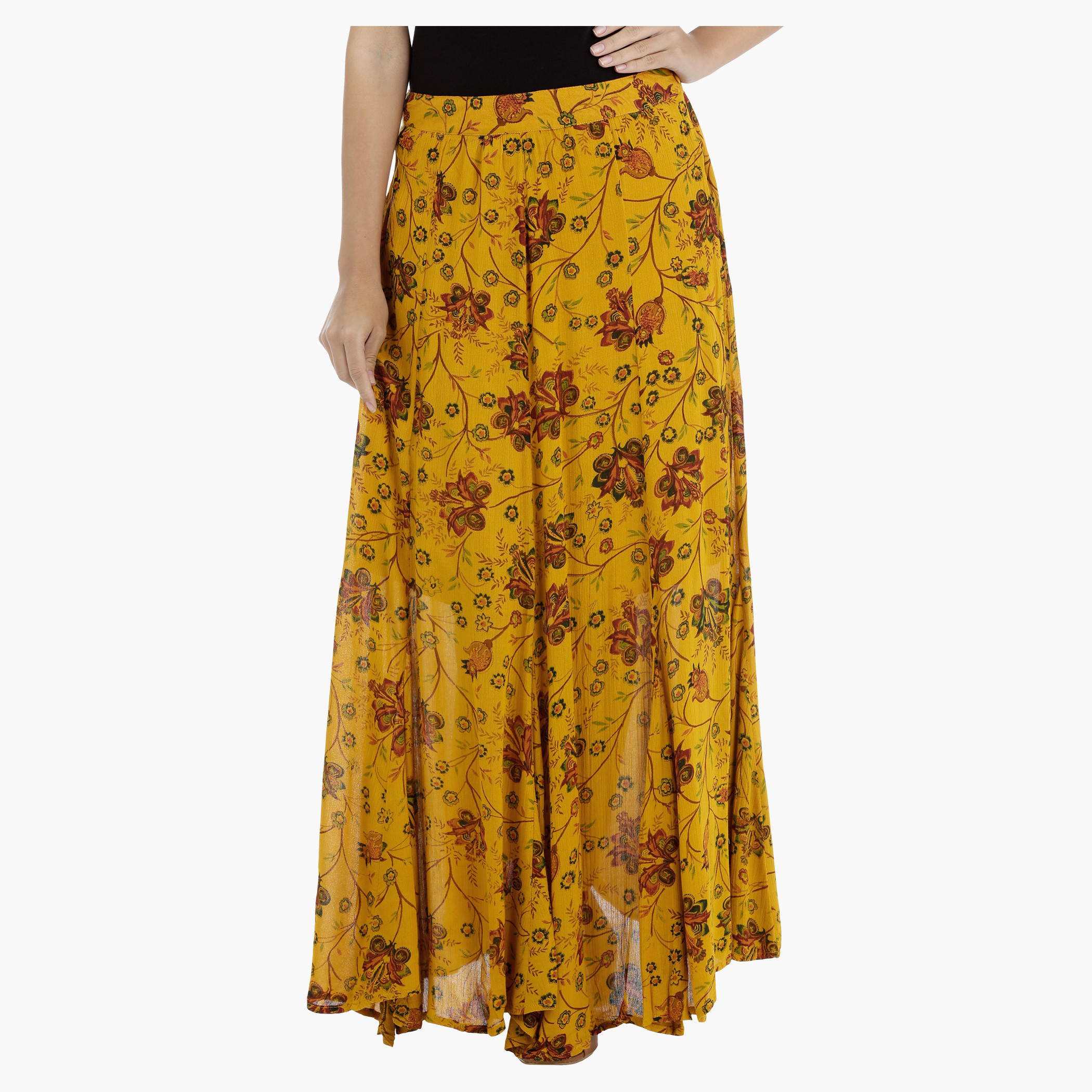 Floral Print Maxi Skirt-women-clothing-bottoms-skirts-image-5