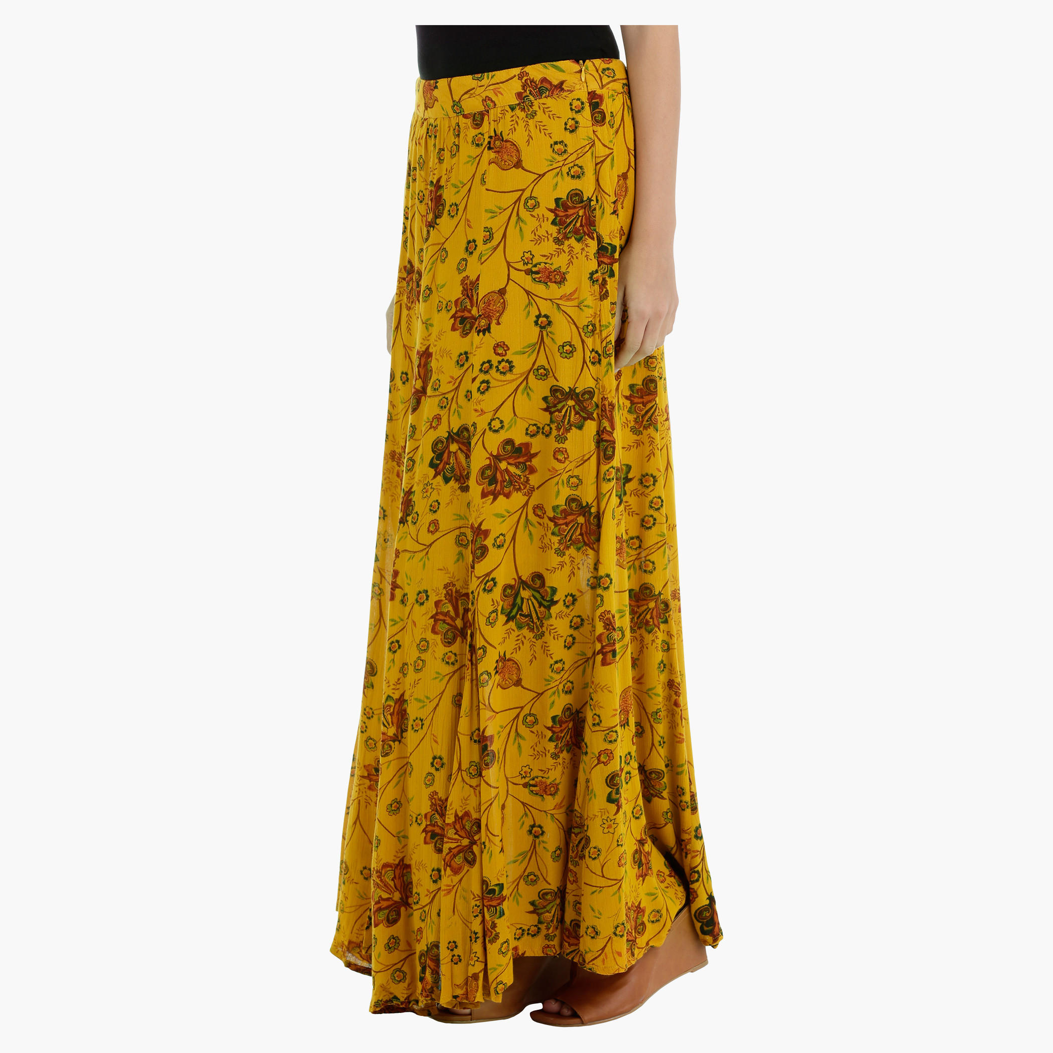 Floral Print Maxi Skirt-women-clothing-bottoms-skirts-image-3