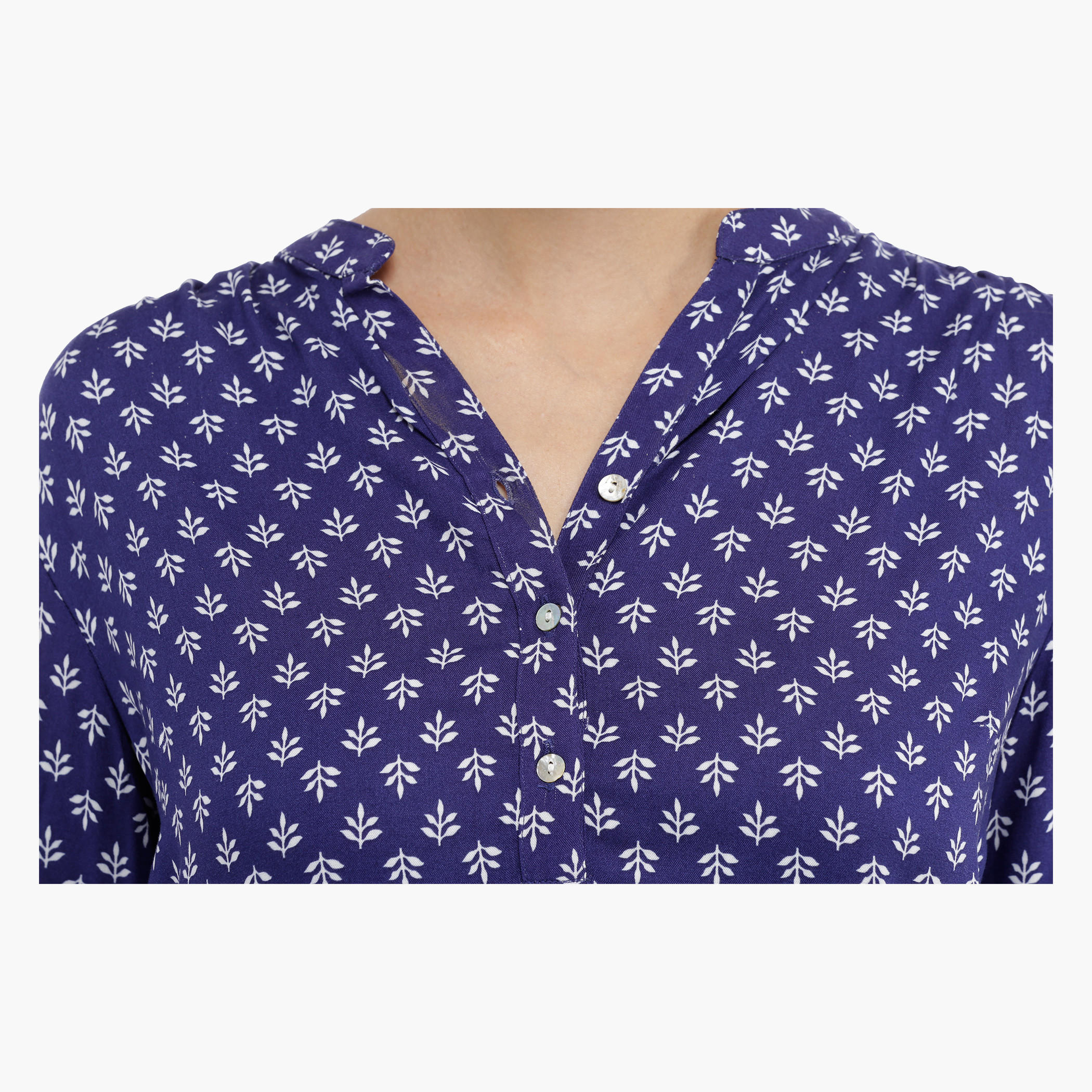 Printed Long Sleeves Top with V-Neck-women-clothing-shirtsandblouses-blouses-image-4