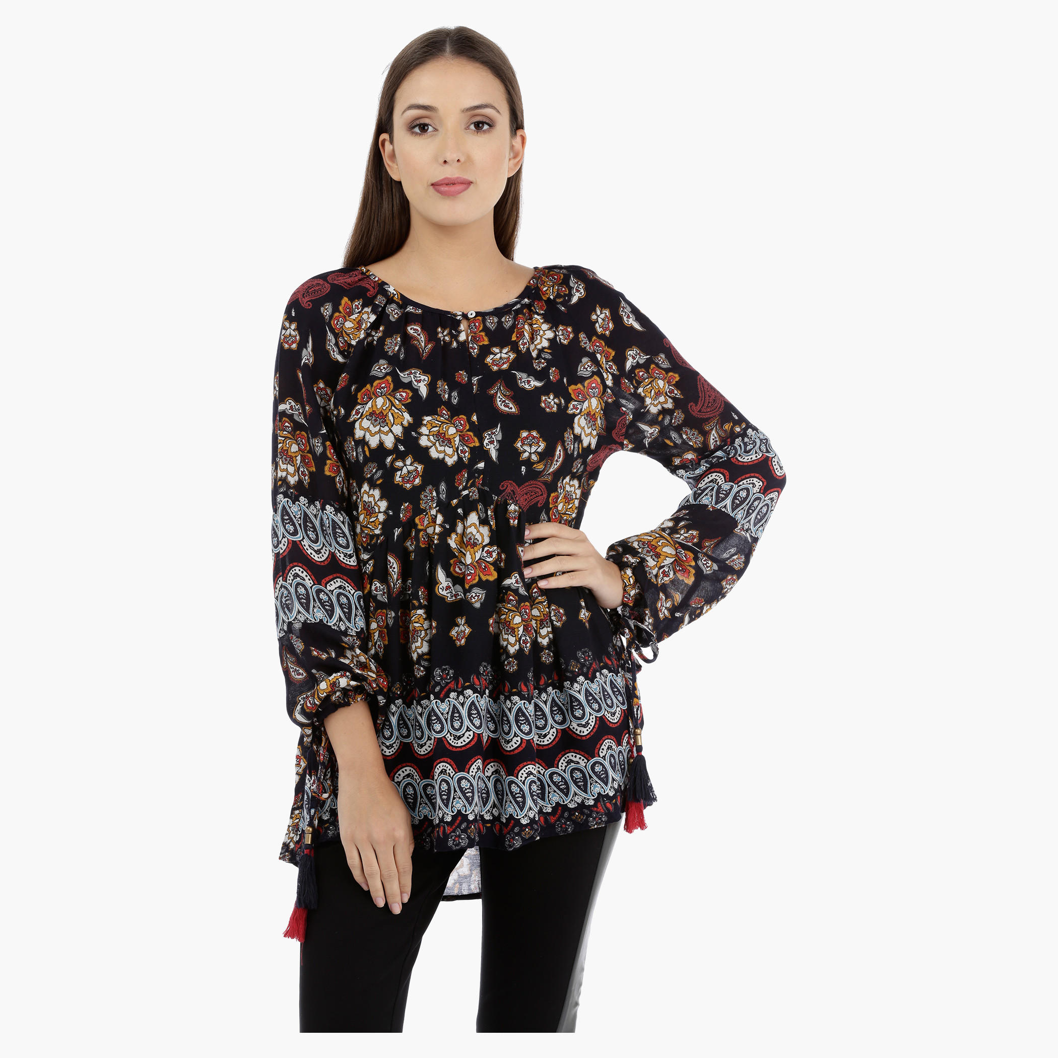 Printed Long Sleeves Top-women-clothing-shirtsandblouses-blouses-image-5