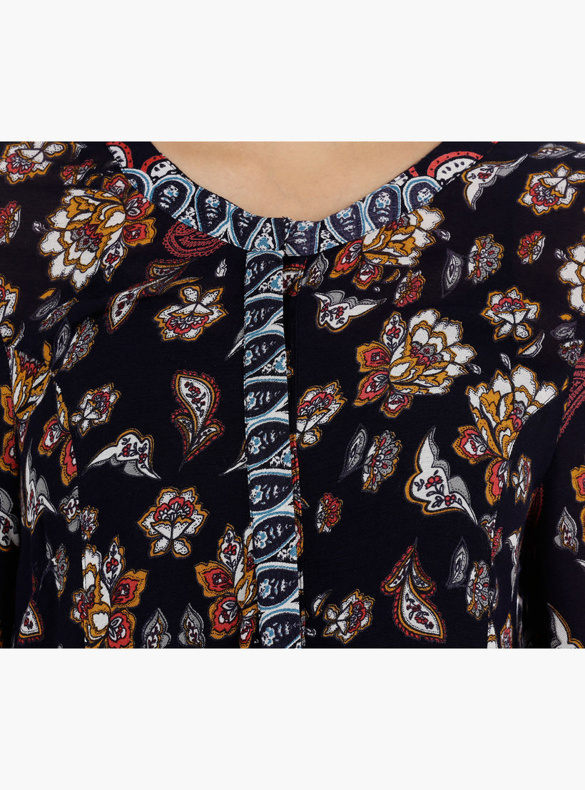 Printed Tunic with Scoop neck-women-clothing-shirtsandblouses-blouses-image-4