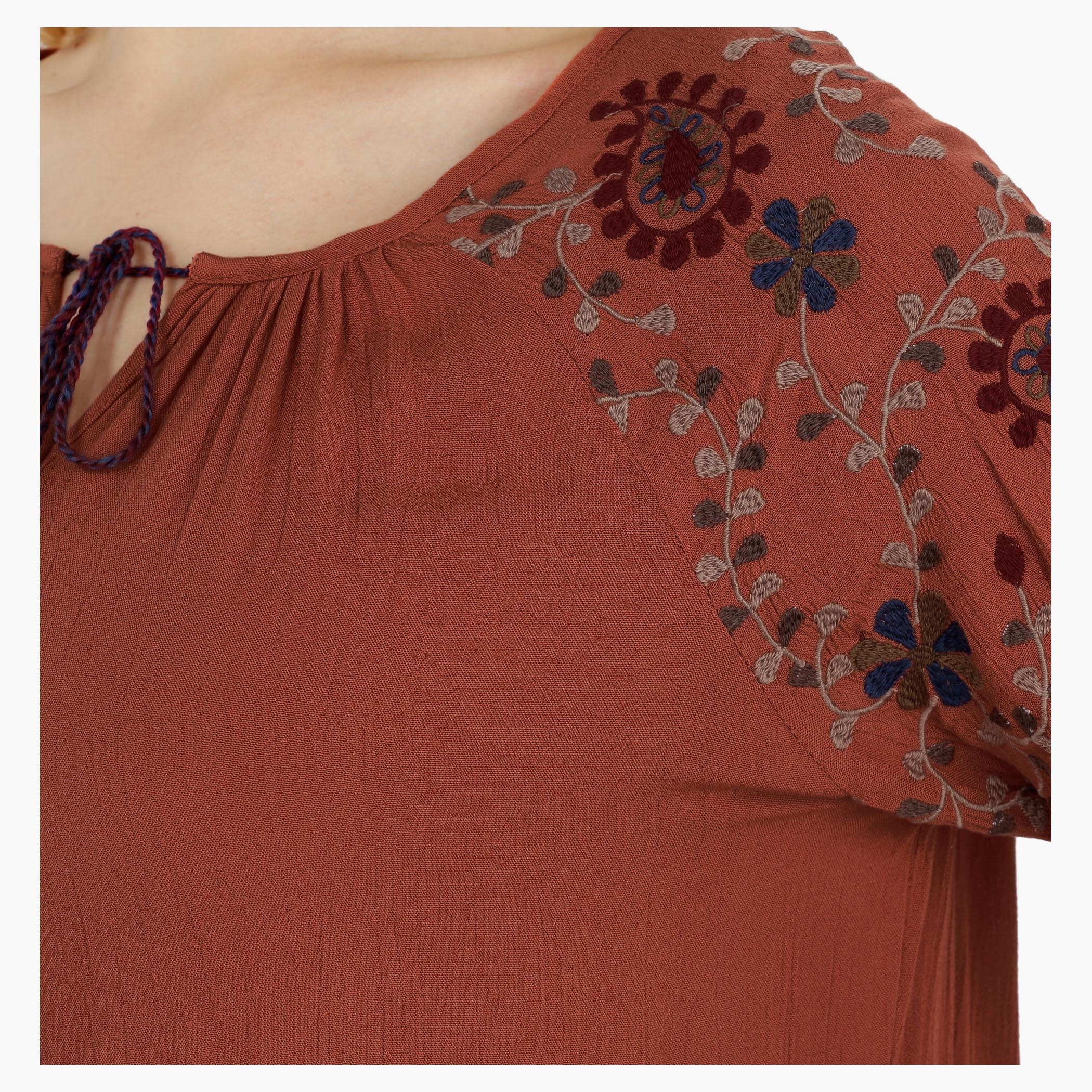 Long Sleeves Top with Embroidery Detail-women-clothing-shirtsandblouses-blouses-image-4