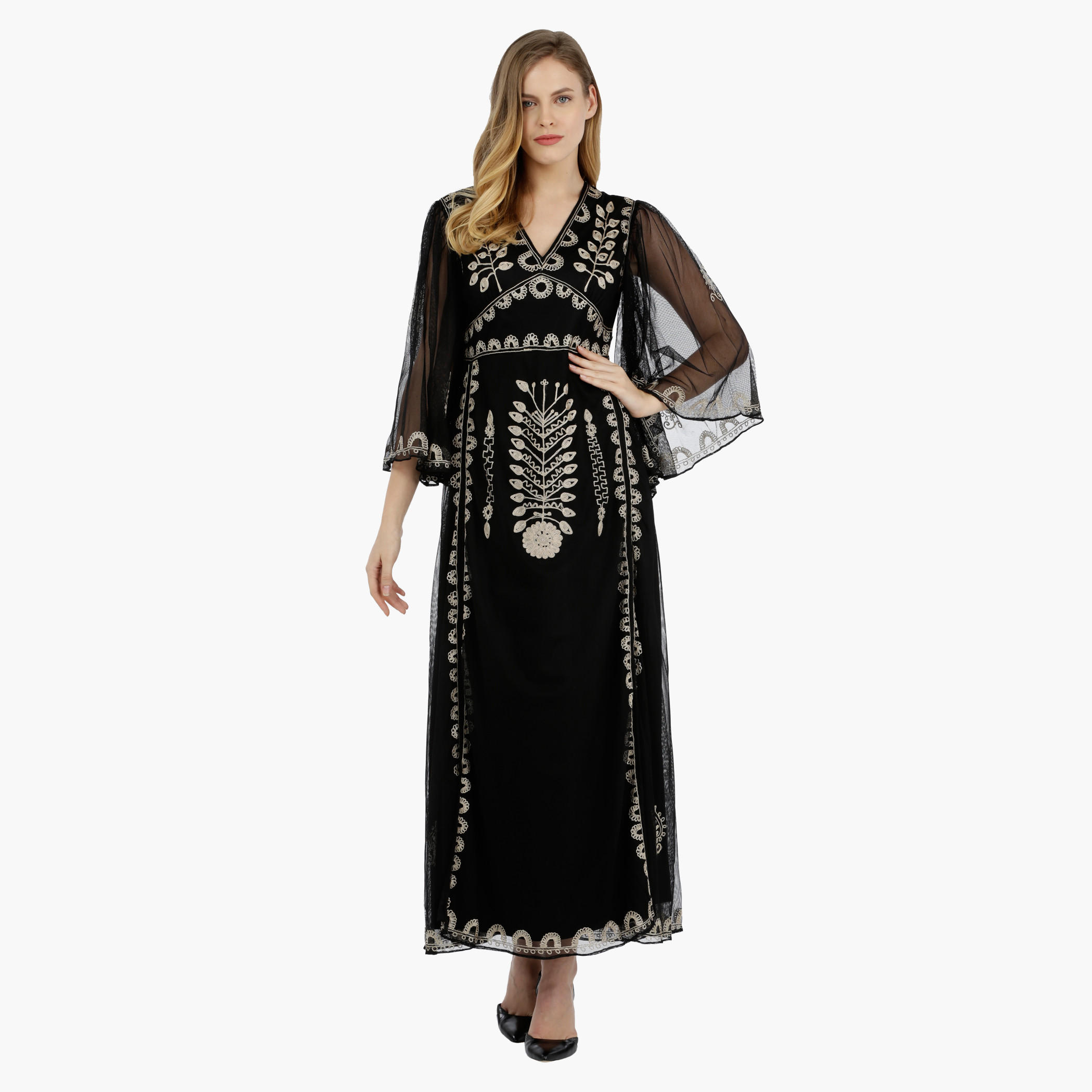 Maxi Dress with Embroidery Detail-women-clothing-dresses-image-1