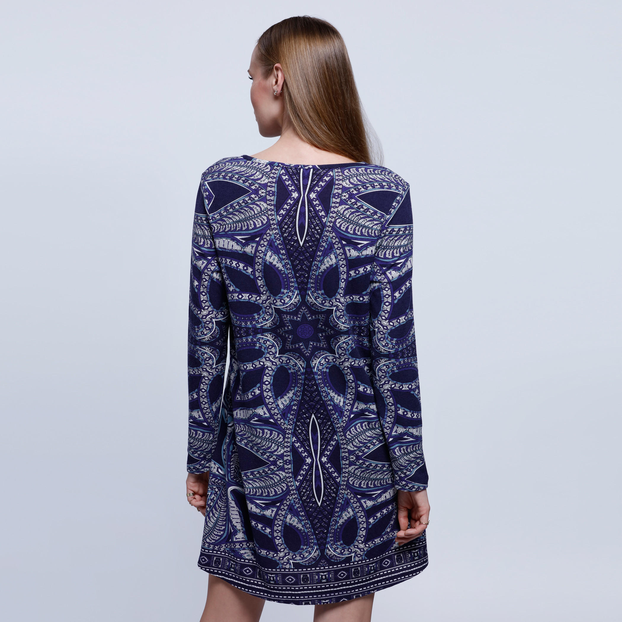 Printed Long Sleeves Tunic Dress-women-clothing-shirtsandblouses-blouses-image-4