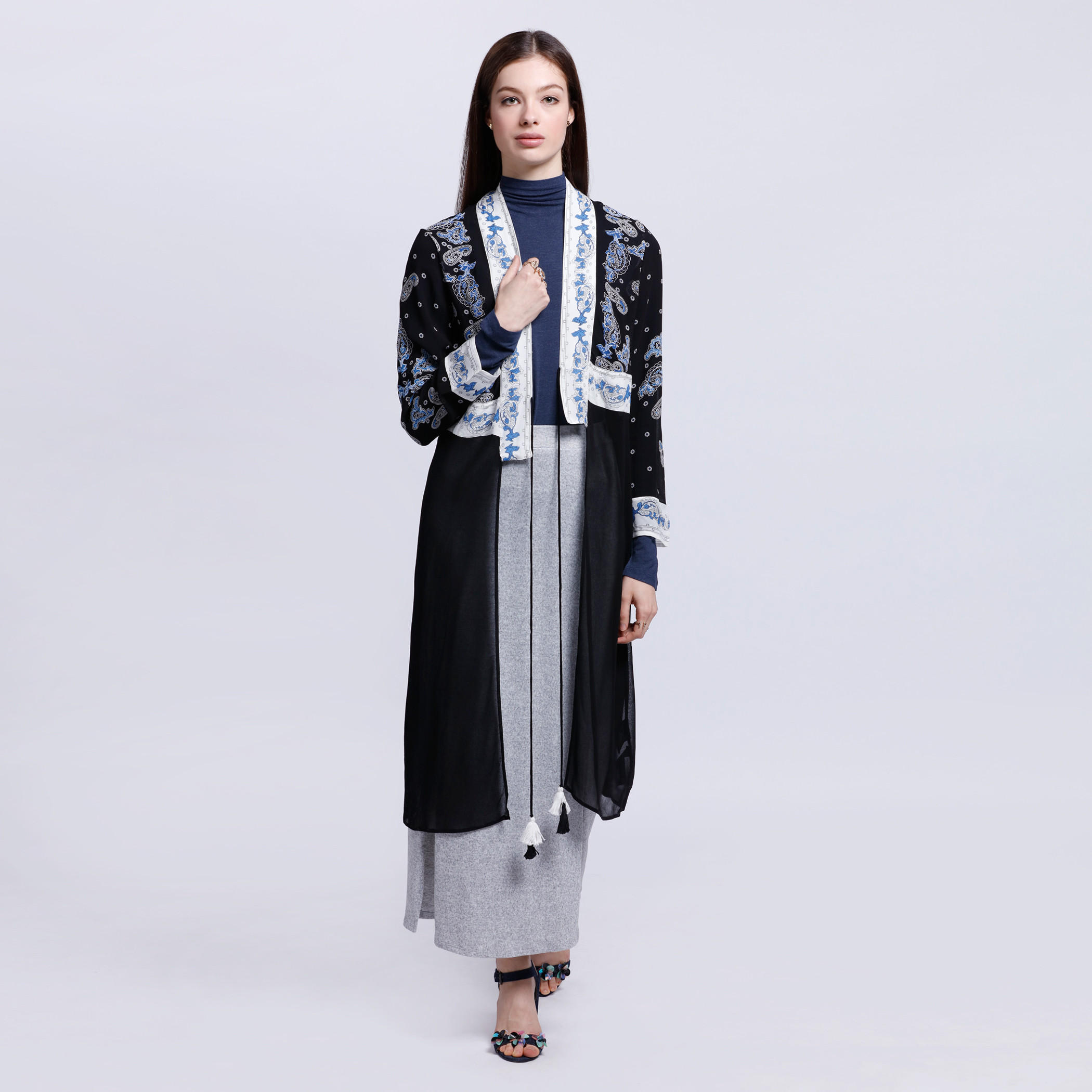 Printed Shrug with Long Sleeves and Tie-Up-women-clothing-shirtsandblouses-blouses-image-1