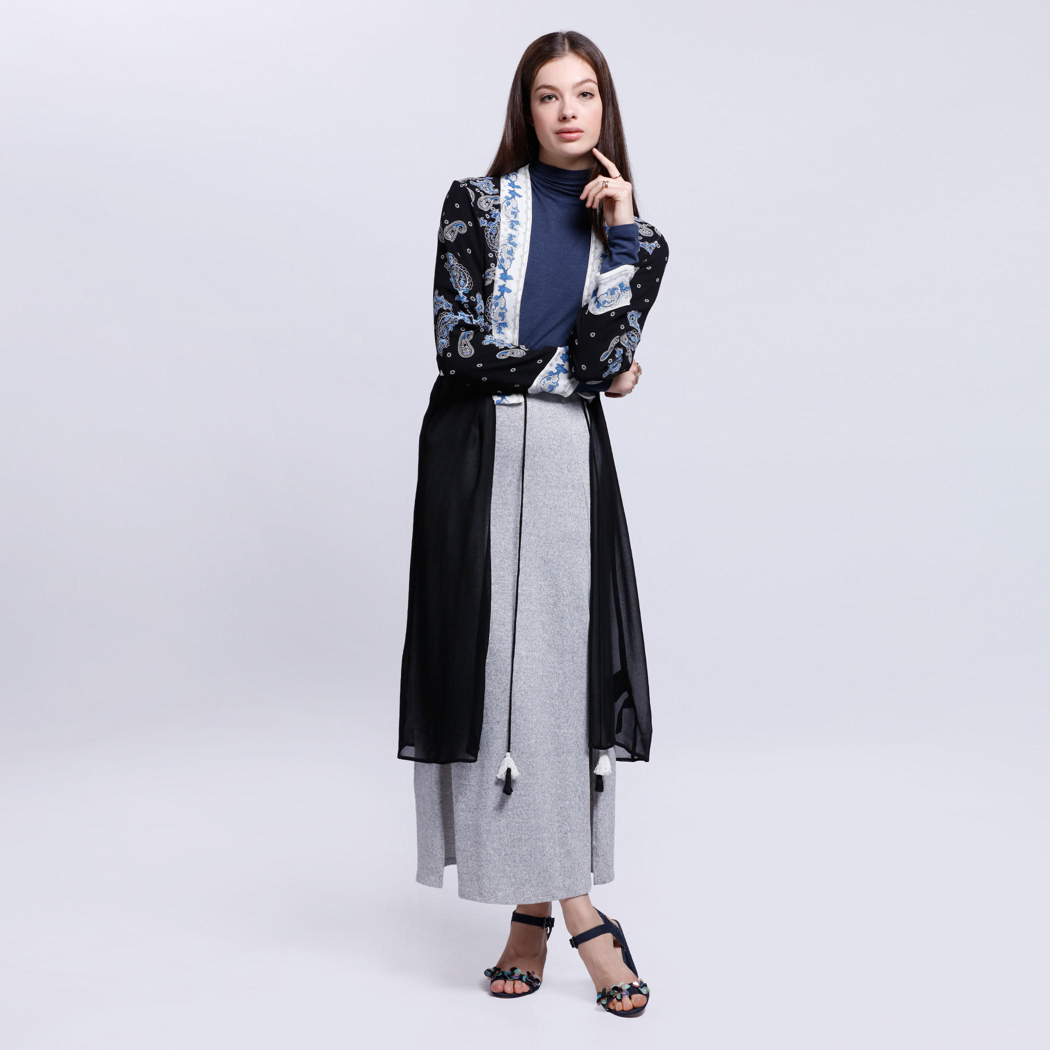 Printed Shrug with Long Sleeves and Tie-Up-women-clothing-shirtsandblouses-blouses-image-5