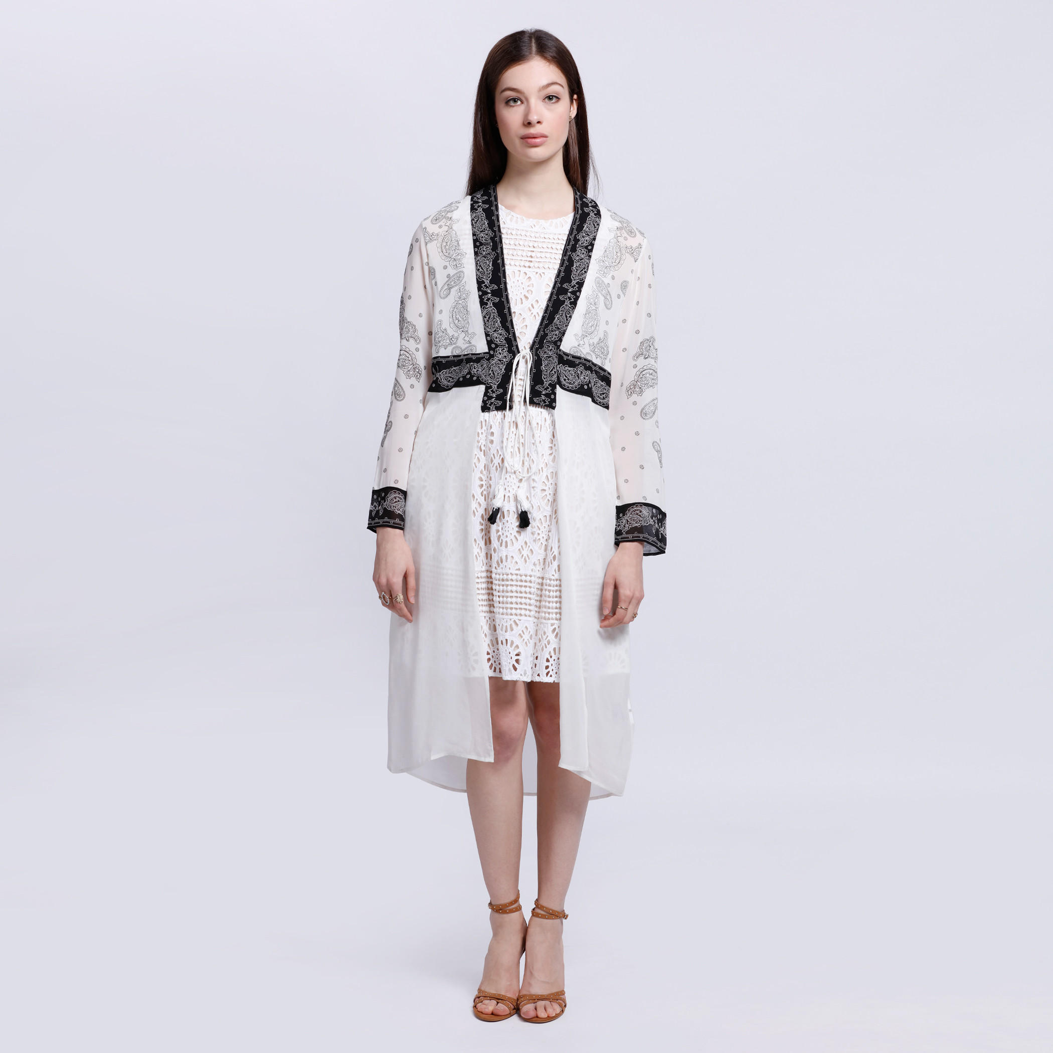 Printed Shrug with Long Sleeves and Tie-Up-women-clothing-shirtsandblouses-blouses-image-1