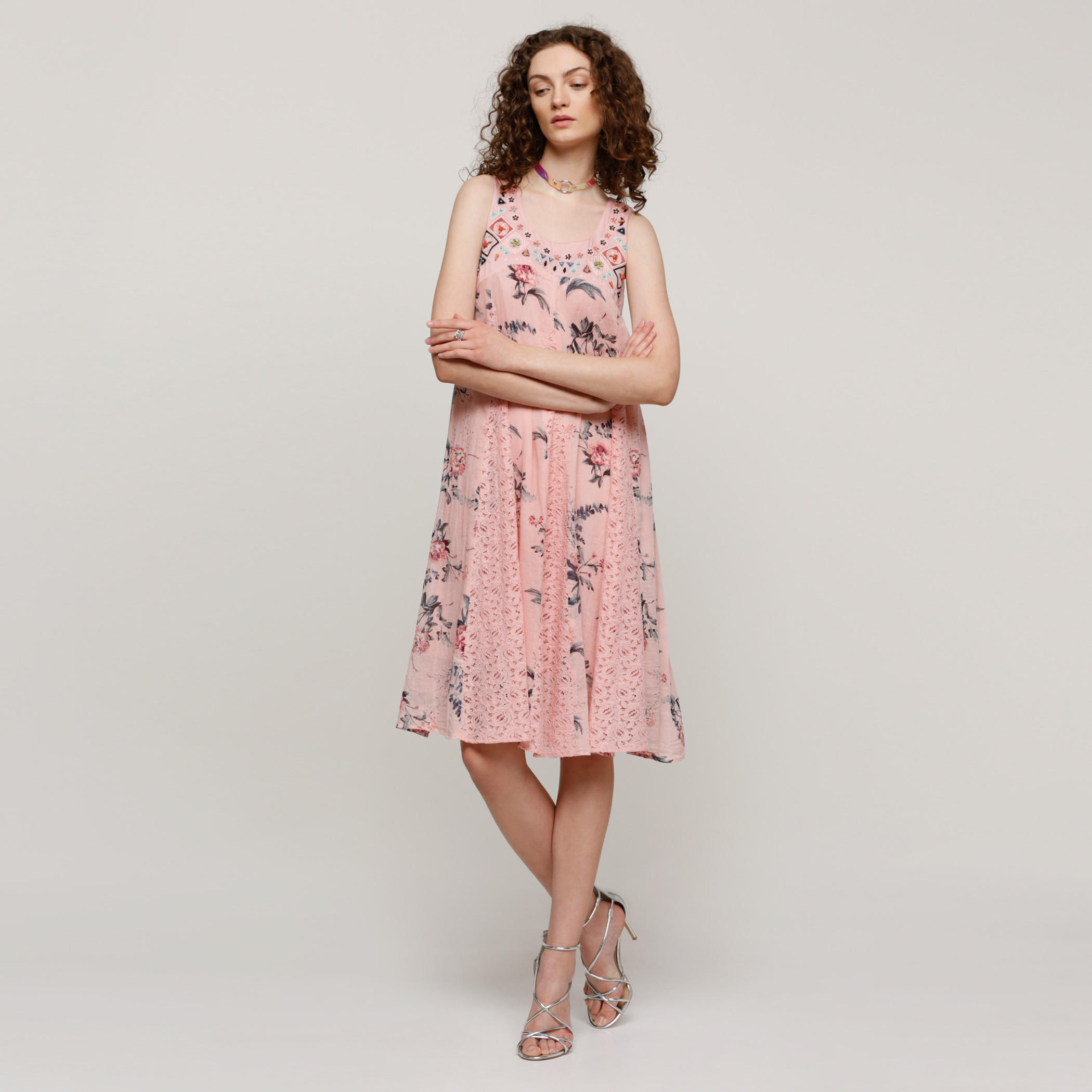Printed Sleeveless Dress with Scoop Neck-women-clothing-dresses-image-1