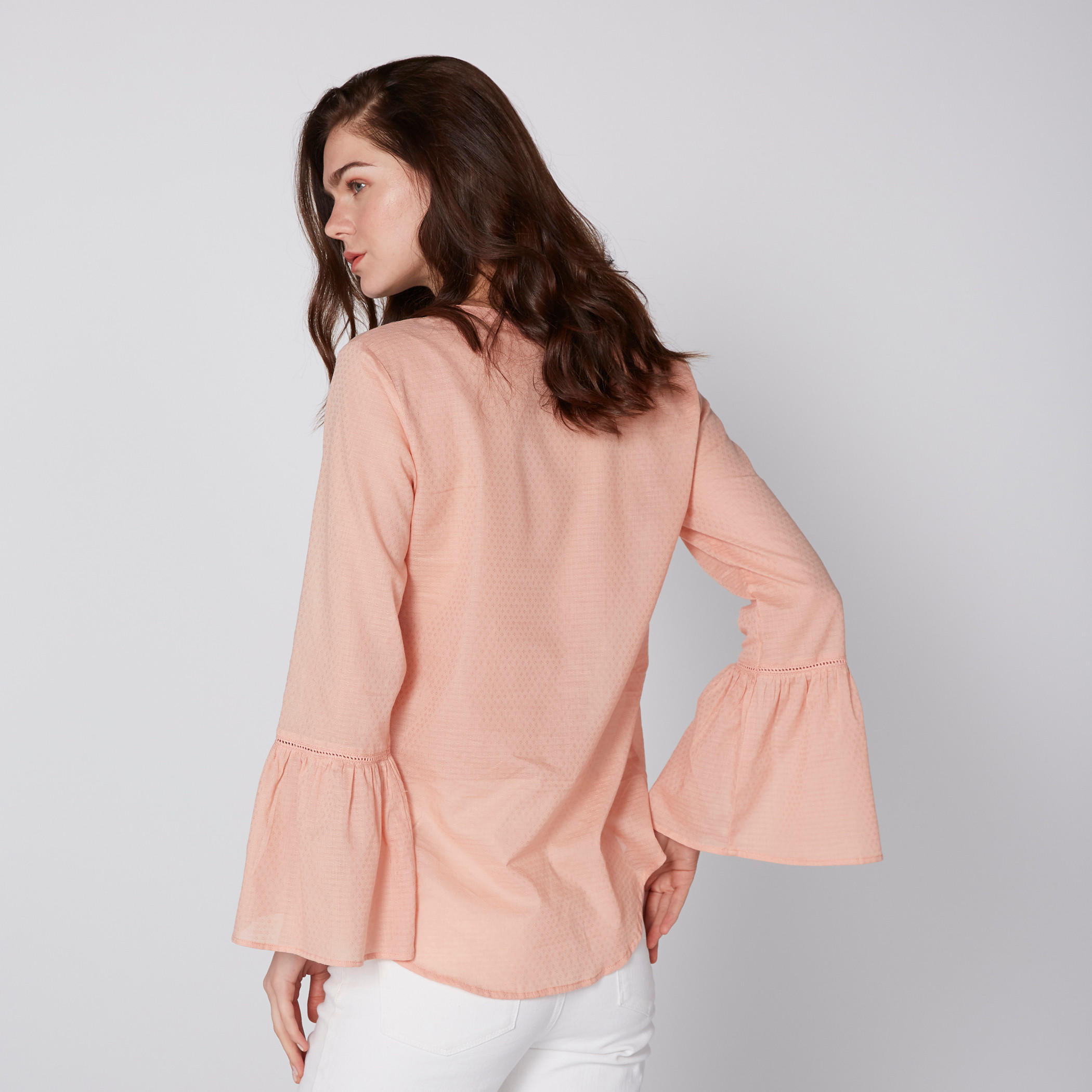 بلوزة بياقة V وأكمام طويلة-women-clothing-shirtsandblouses-blouses-image-3
