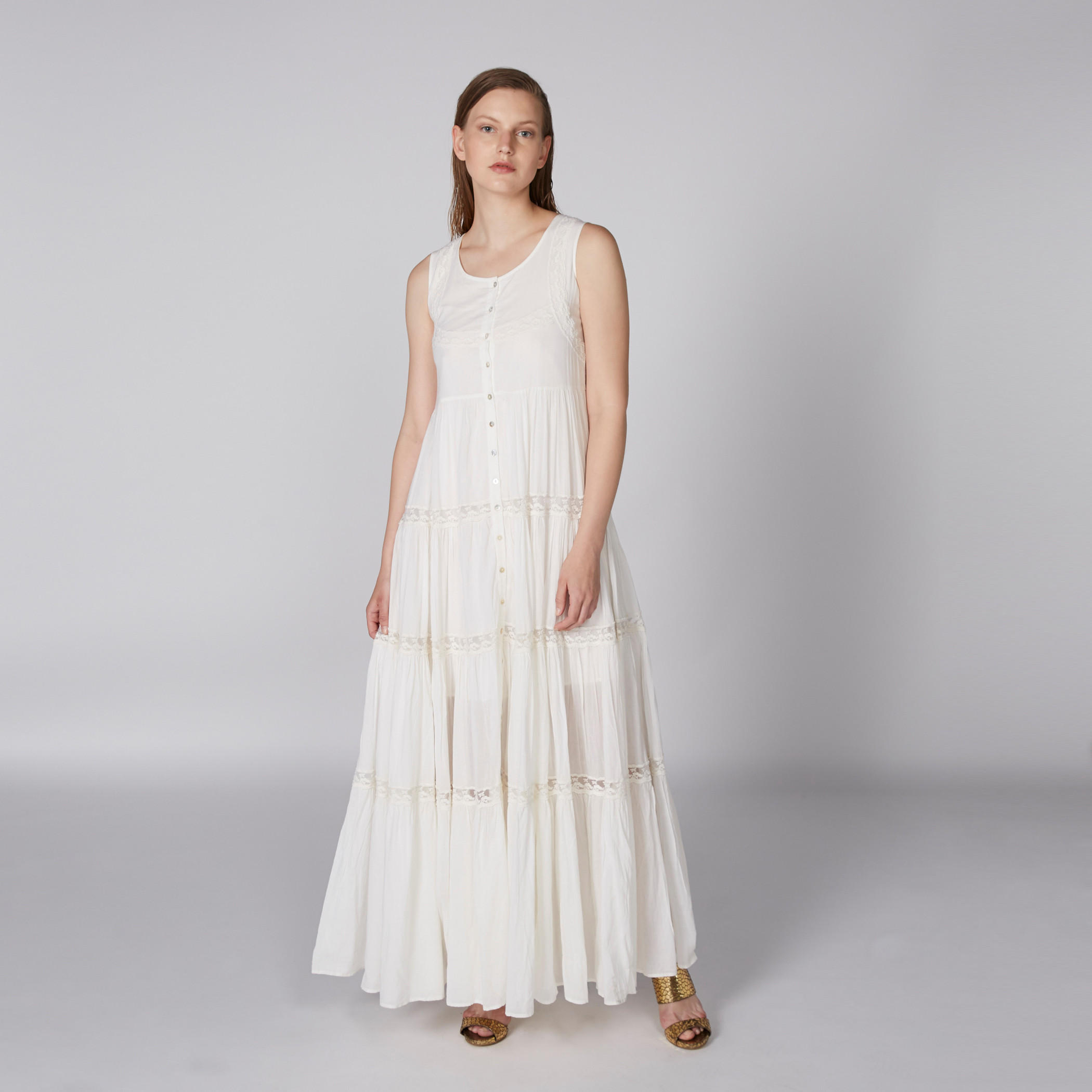 فستان طويل دون أكمام بتفاصيل دانتيل-women-clothing-dresses-image-1