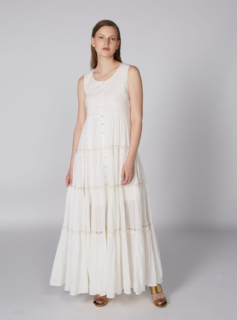 فستان طويل دون أكمام بتفاصيل دانتيل-women-clothing-dresses-image-1