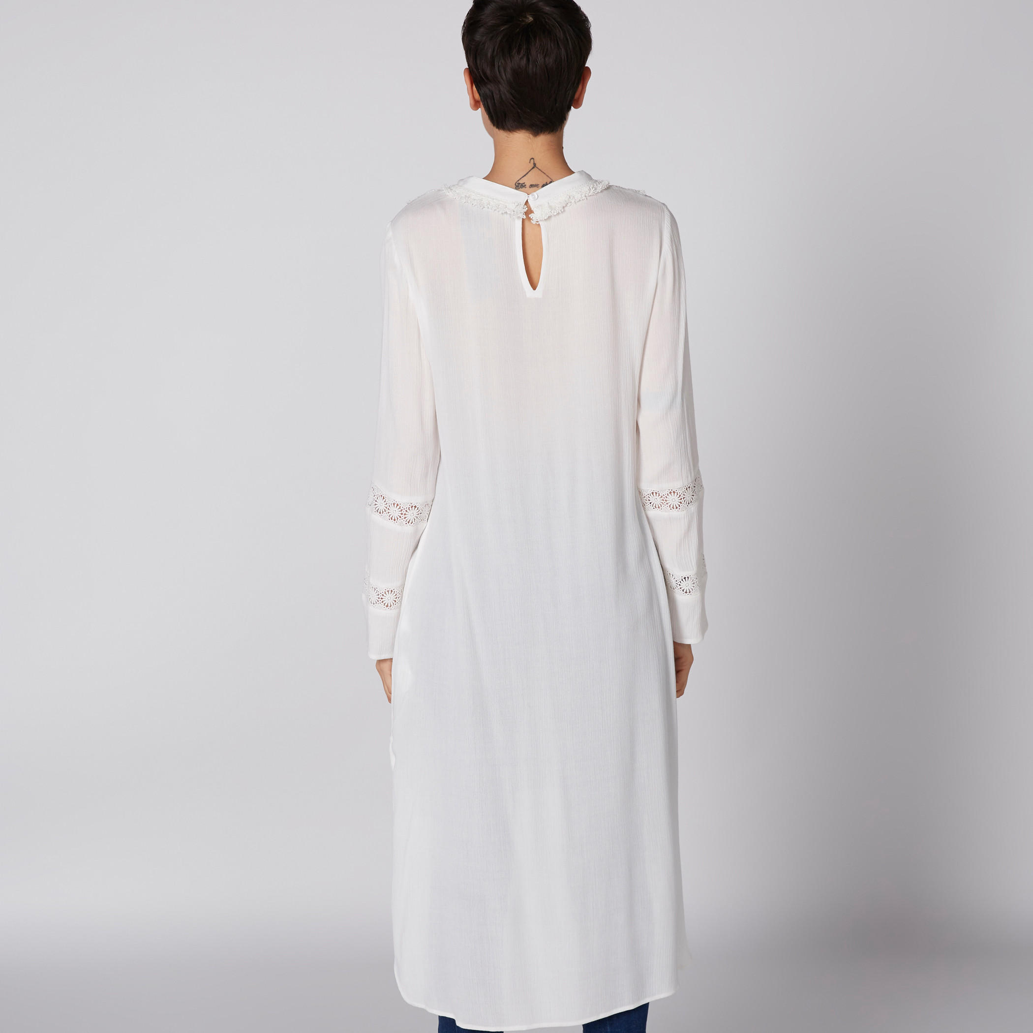 تونيك بأكمام طويلة وحوّاف غير مستوية وتفاصيل شيفلي-women-clothing-shirtsandblouses-blouses-image-3