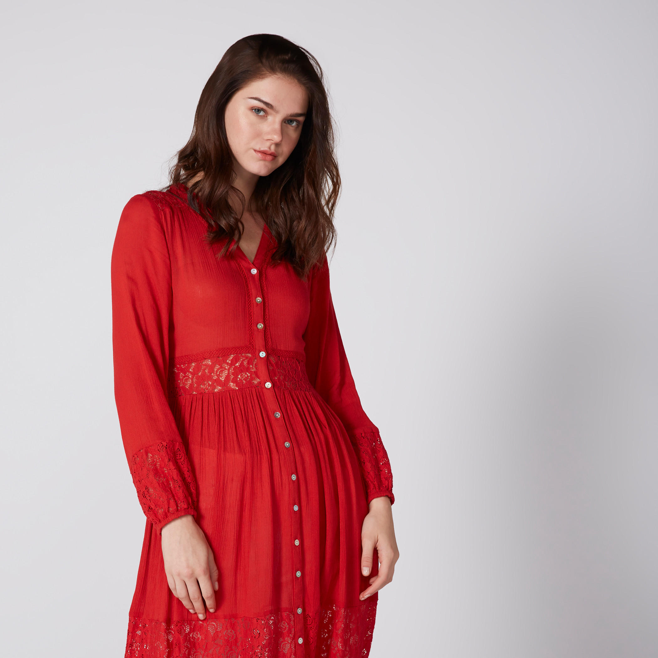 تونيك طويل بأكمام طويلة وتفاصيل دانتيل-women-clothing-cardigansandjumpers-jumpers-image-2