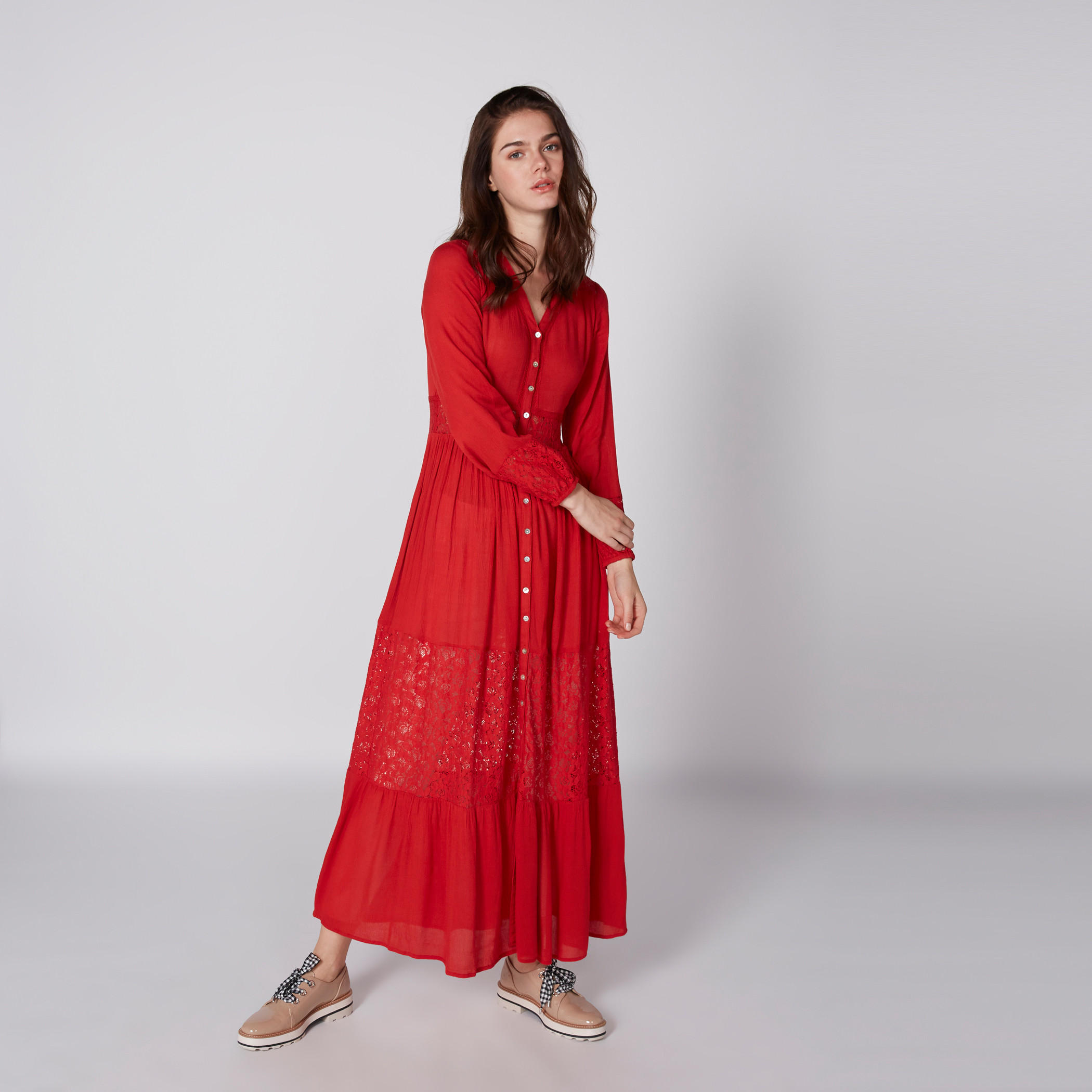 تونيك طويل بأكمام طويلة وتفاصيل دانتيل-women-clothing-cardigansandjumpers-jumpers-image-4