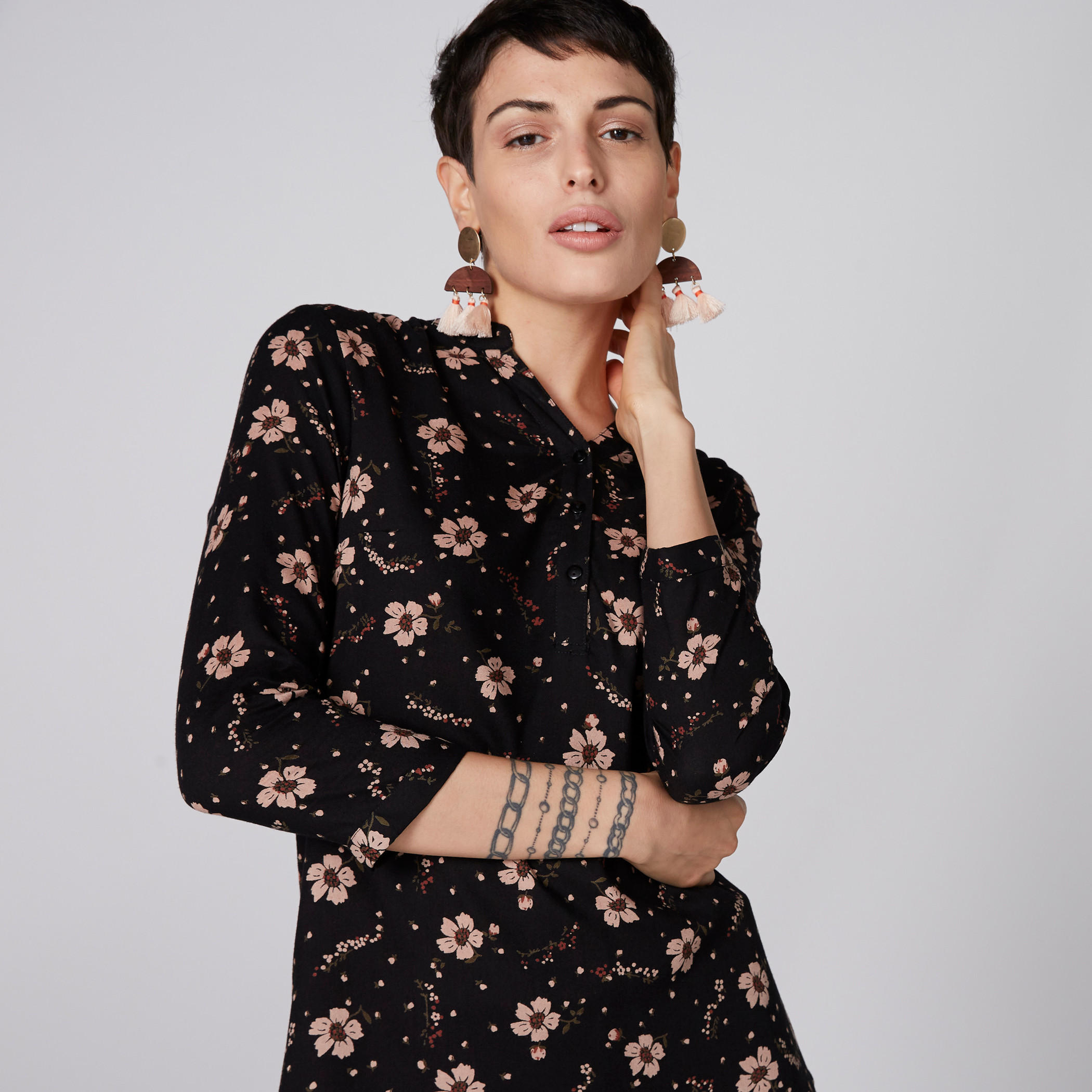 بلوزة بأكمام 3/4 وطبعات-women-clothing-shirtsandblouses-blouses-image-1