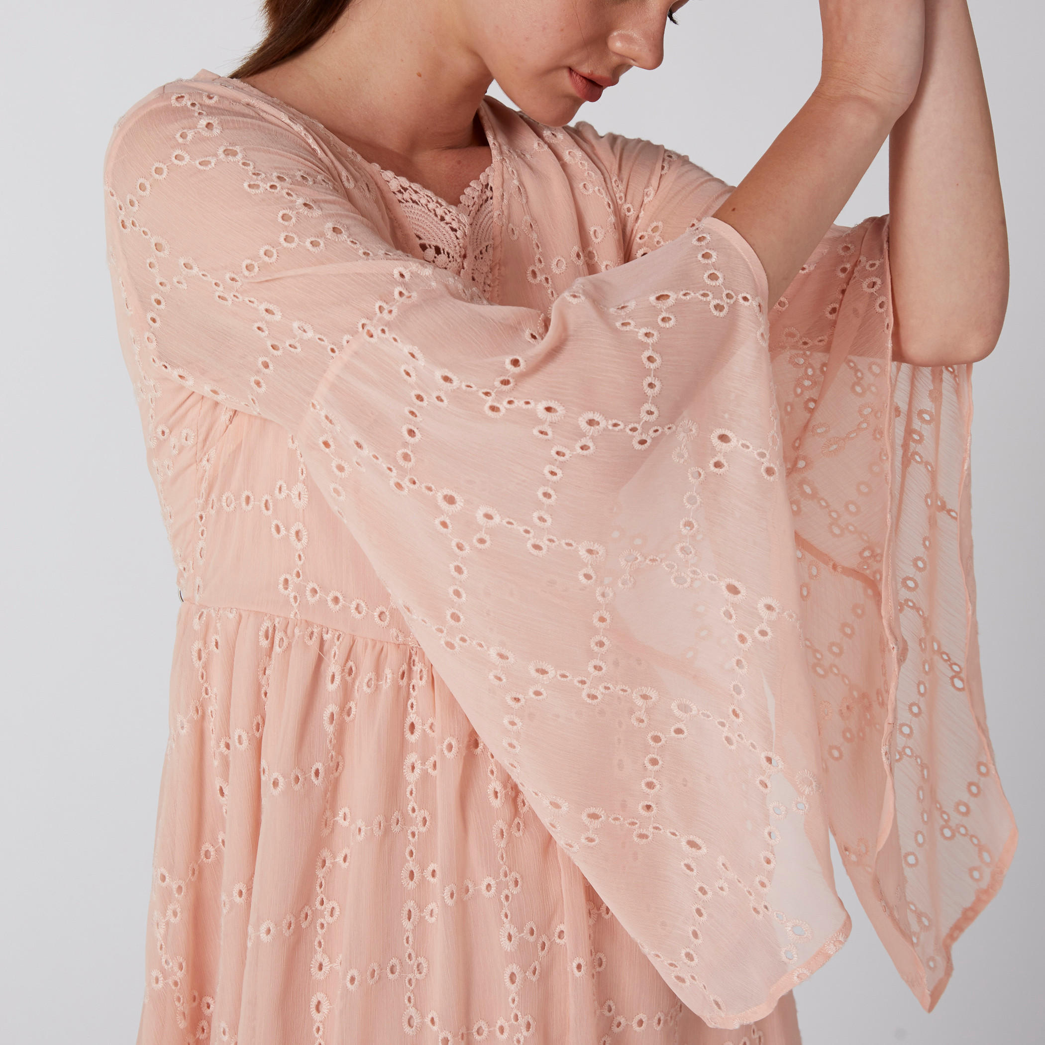 فستان شيفلي ميدي بأكمام واسعة-women-clothing-dresses-image-5