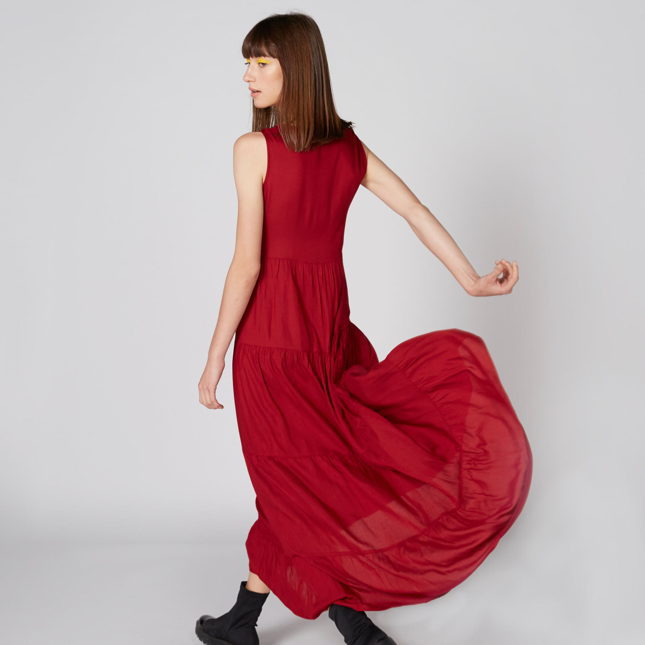فستان طويل إيه لاين مطرز دون أكمام-women-clothing-dresses-image-3