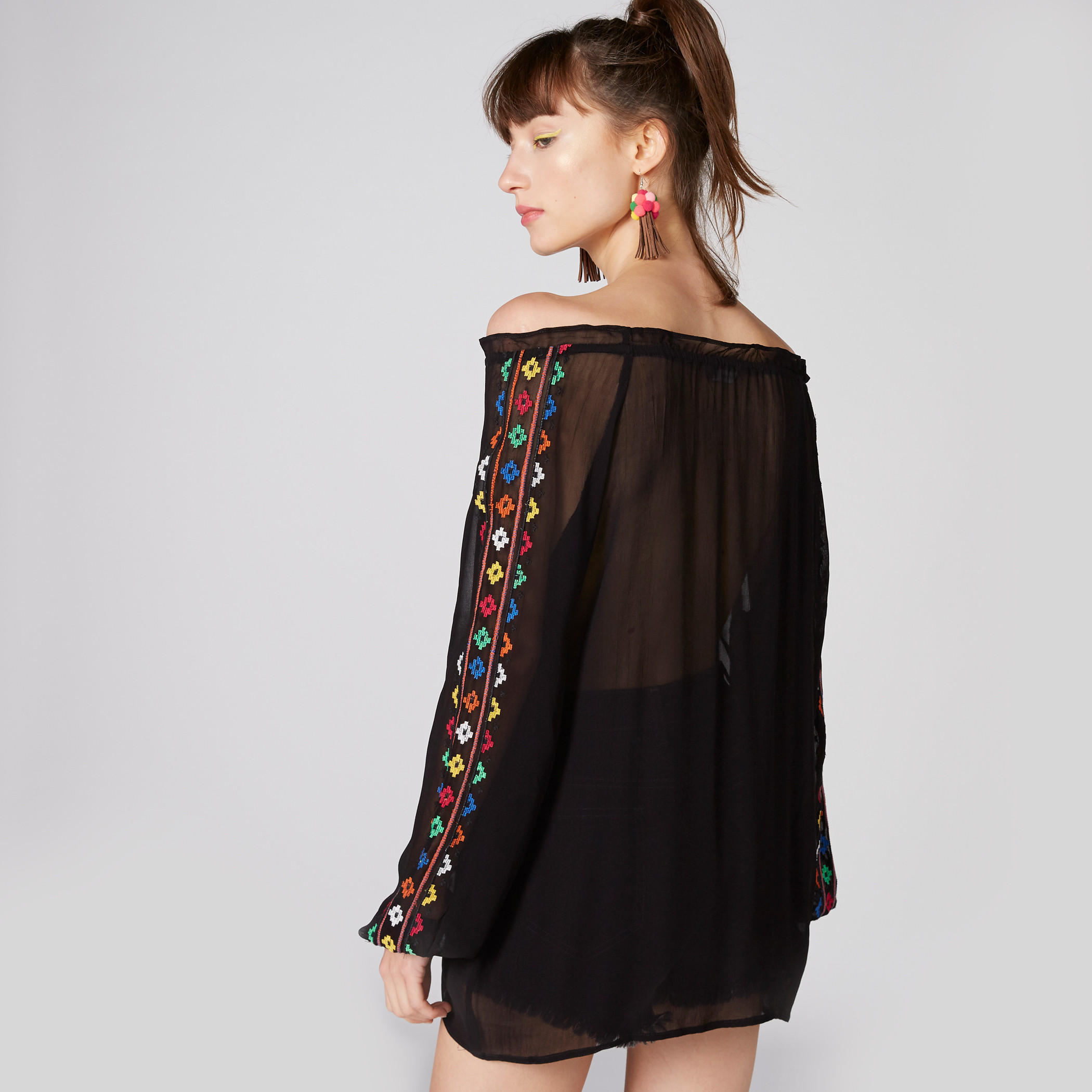 Embroidered Off Shoulder Top with Long Sleeves-women-clothing-shirtsandblouses-blouses-image-1