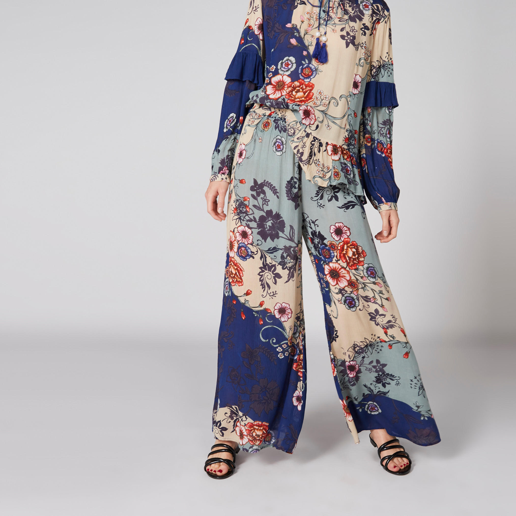 Printed Full Length Palazzo Pants with Elasticised Waistband-women-clothing-bottoms-trousers-image-3