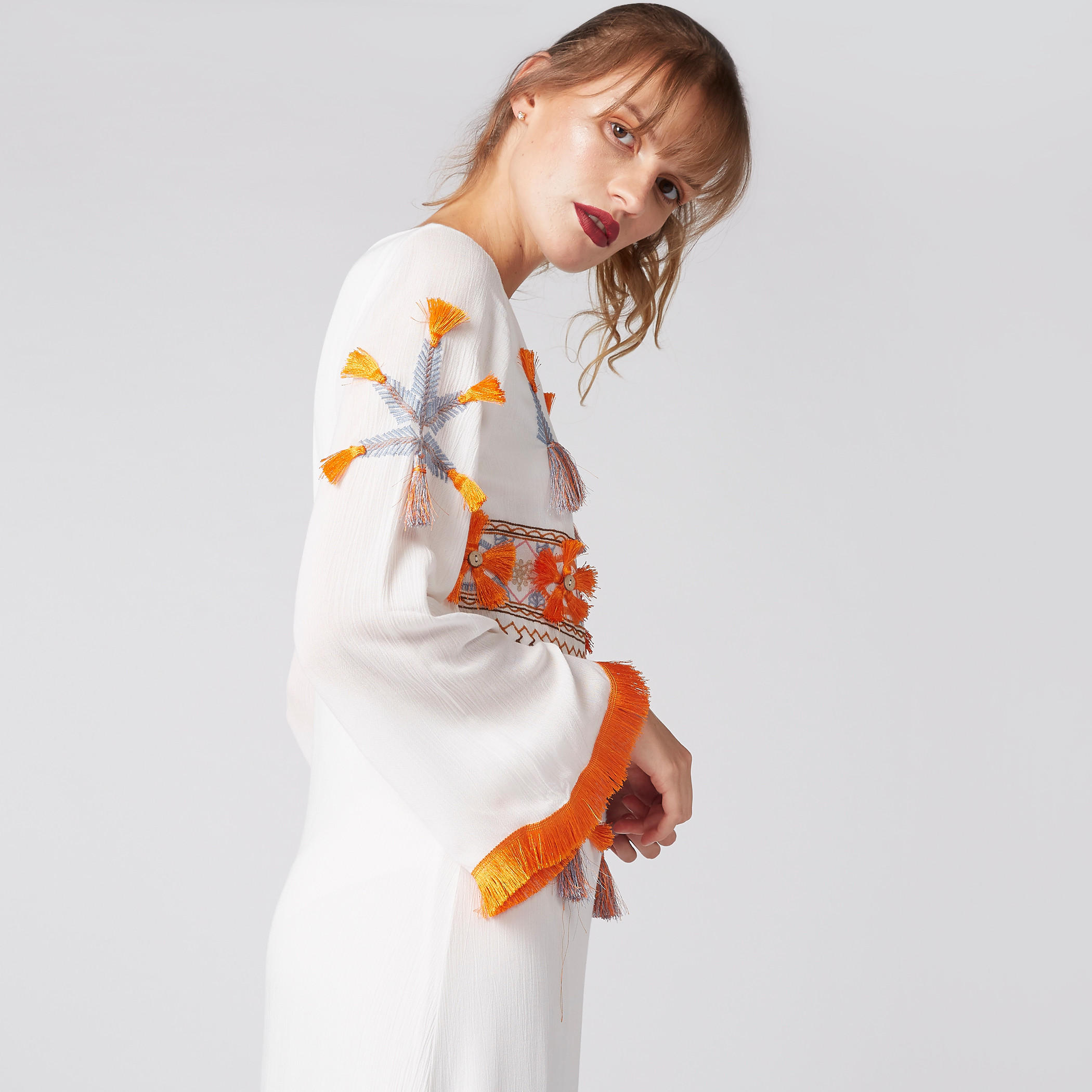فستان ماكسي بأكمام طويلة وشراشيب-women-clothing-dresses-image-5
