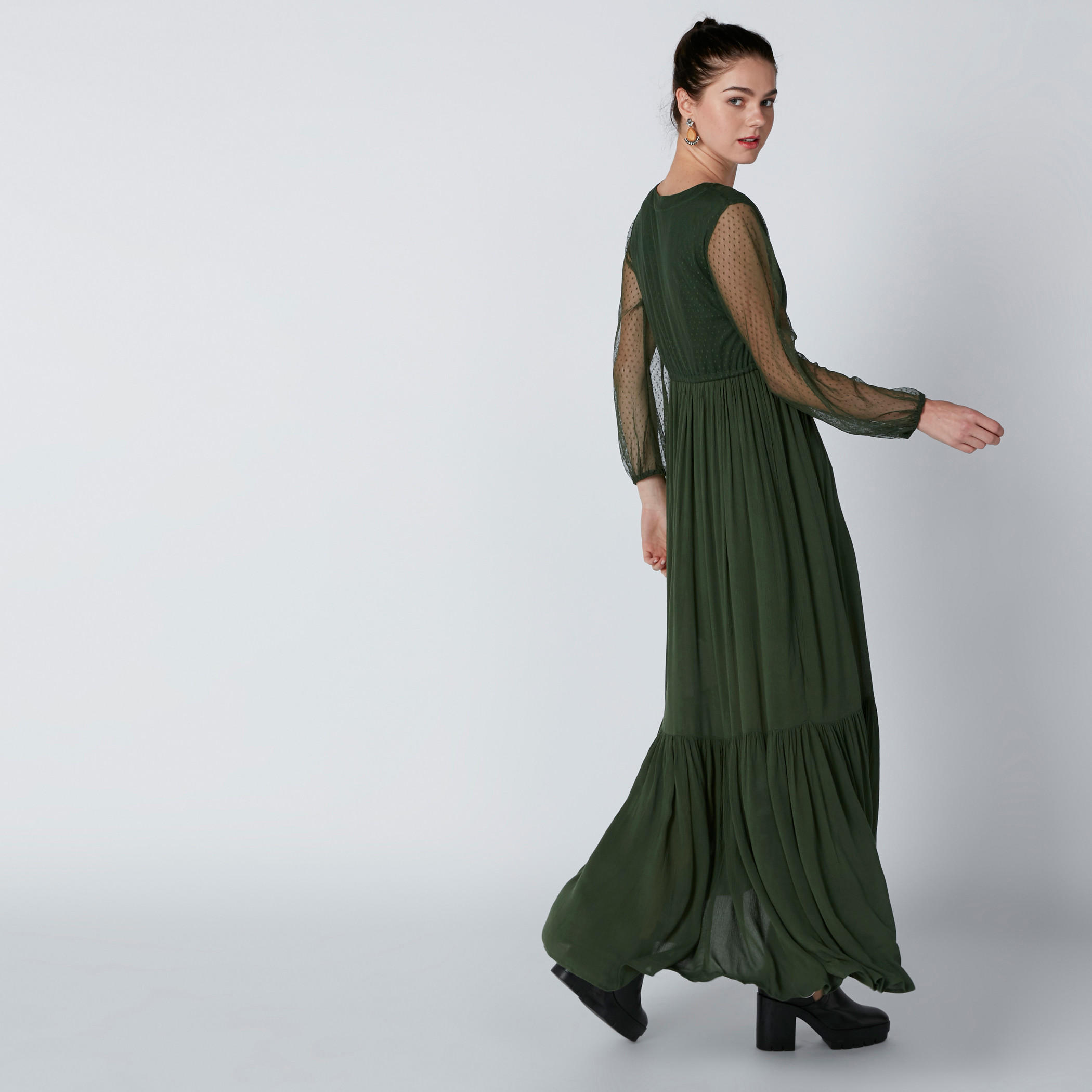 فستان طويل إيه لاين بأكمام طويلة وشرّابات-women-clothing-dresses-image-2