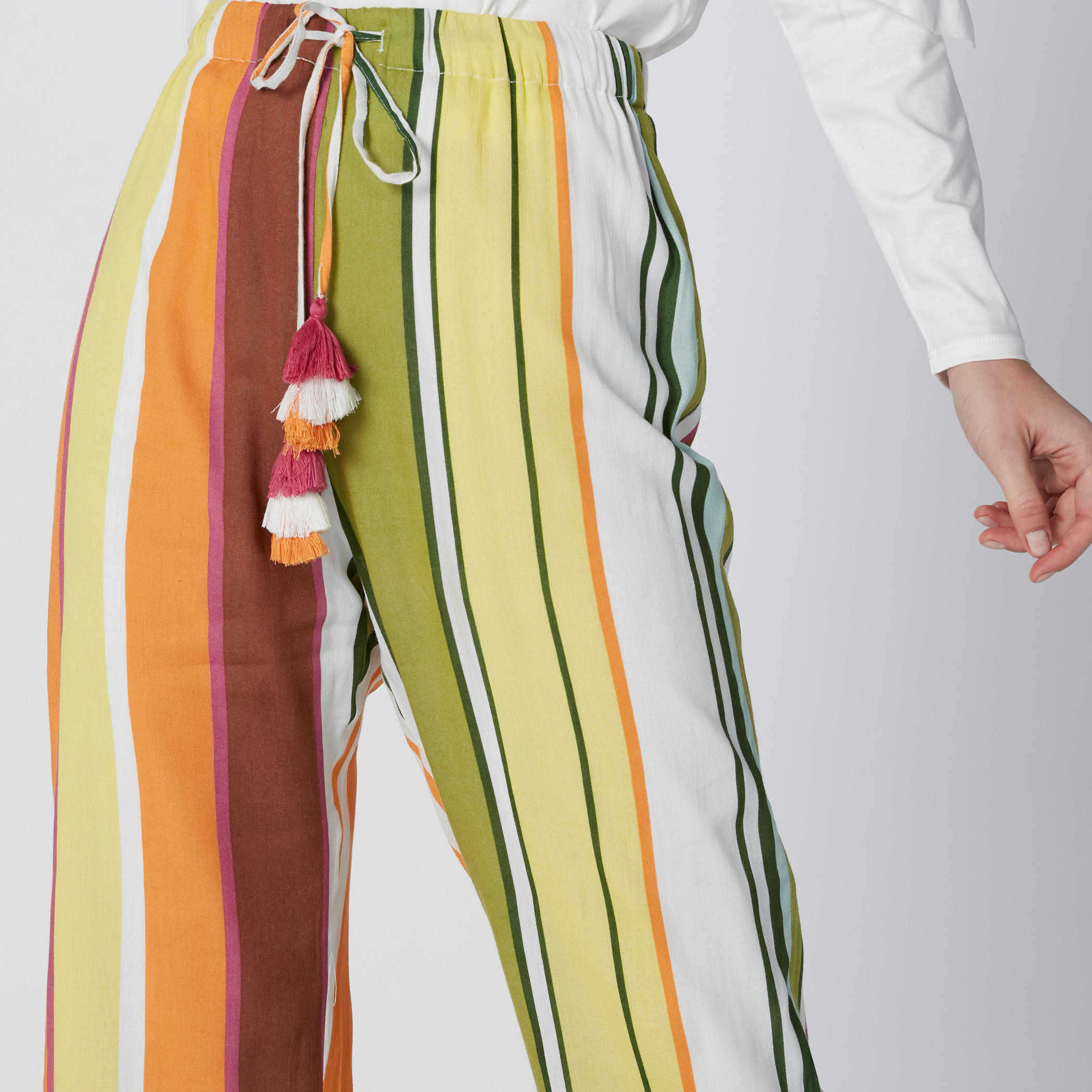 Striped Mid-Rise Palazzo Pants in Wide Fit with Drawstring-women-clothing-bottoms-trousers-image-4