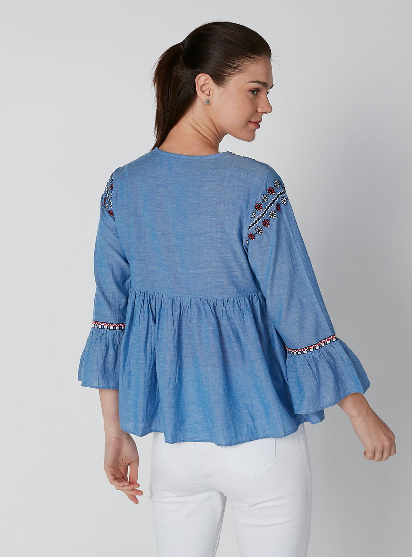 سترة مطرّزة بأربطة-women-winterwear-cardigansandjumpers-cardigans-image-5