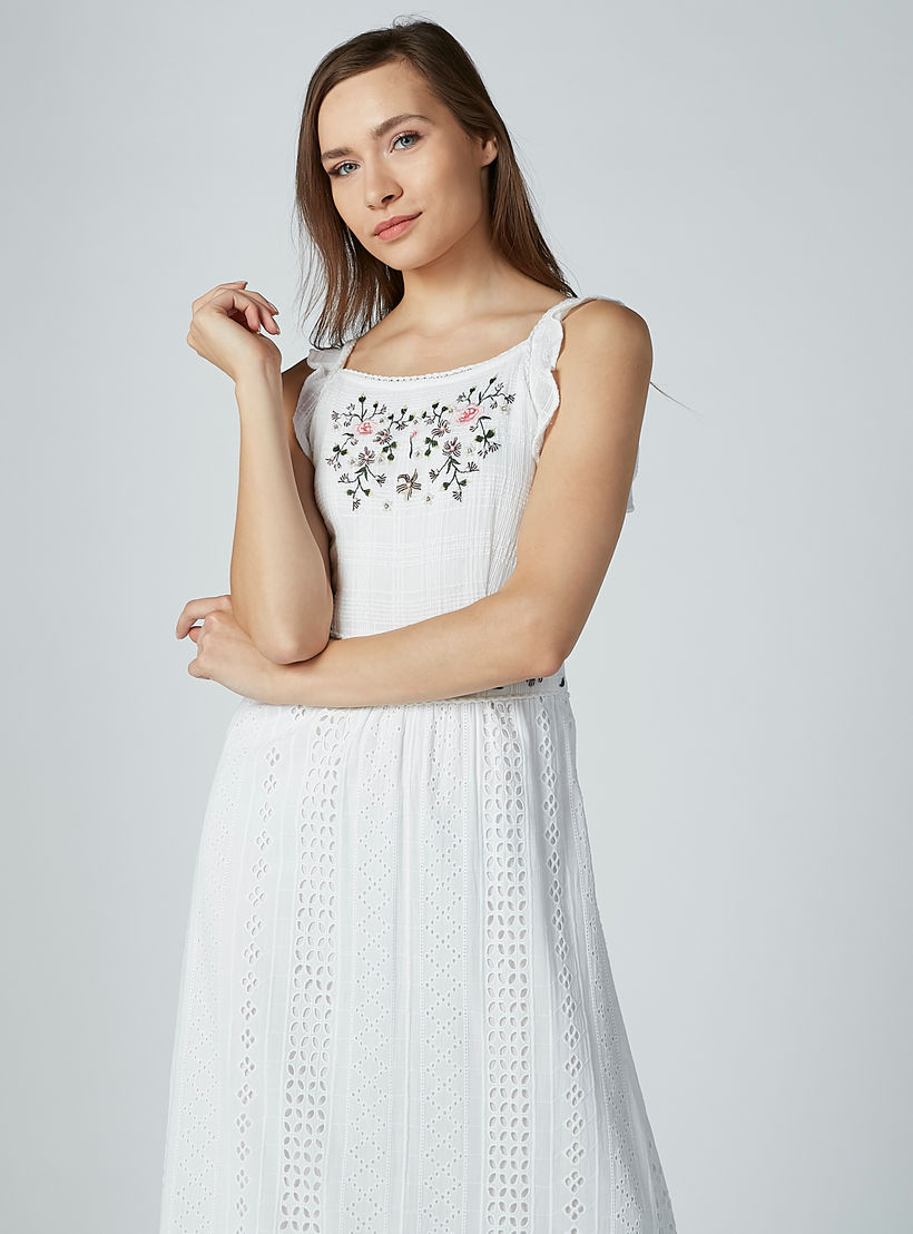 فستان طويل إيه لاين مطرز دون أكمام-women-clothing-dresses-image-2