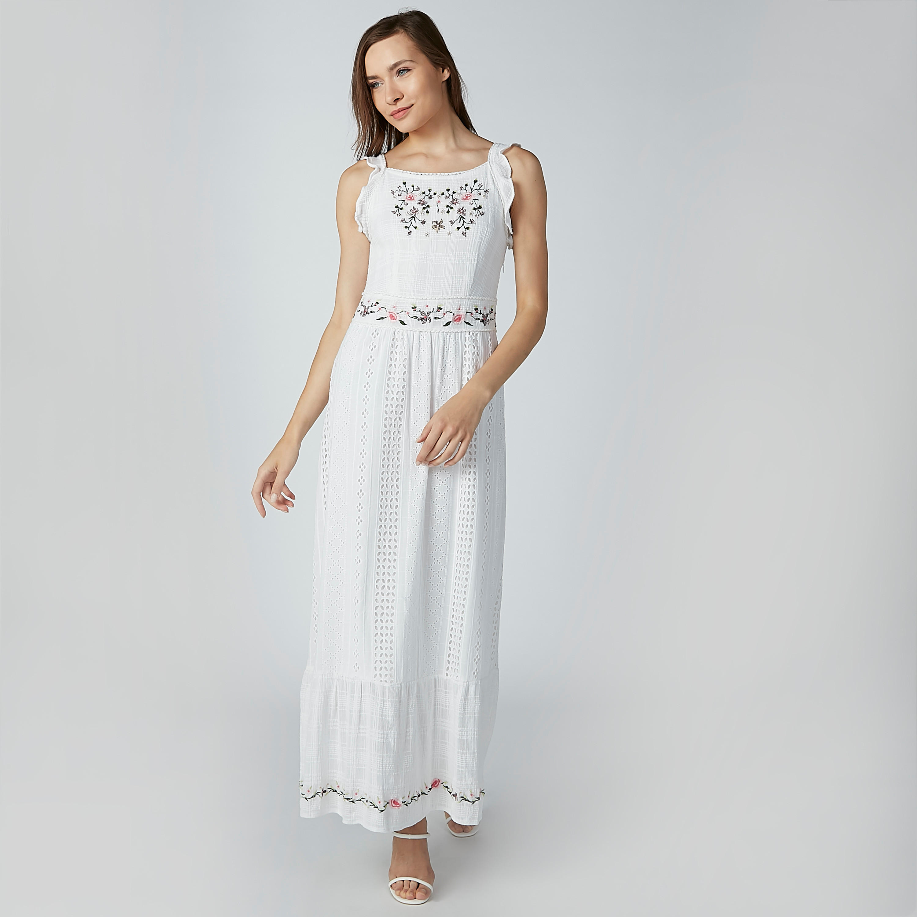 فستان طويل إيه لاين مطرز دون أكمام-women-clothing-dresses-image-5