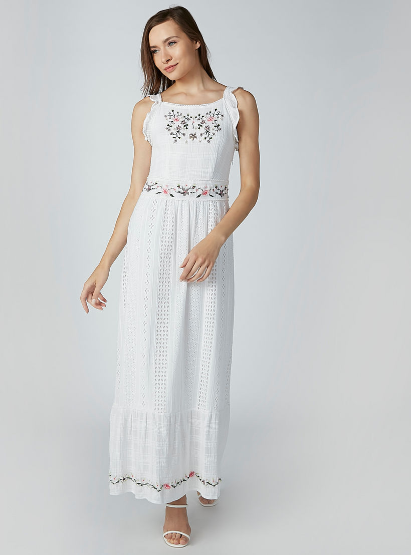 فستان طويل إيه لاين مطرز دون أكمام-women-clothing-dresses-image-5