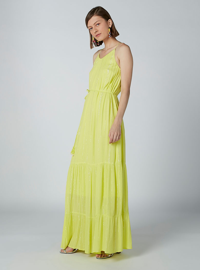 Textured Maxi A-line Dress with Tie Ups and Straps-women-clothing-dresses-image-2