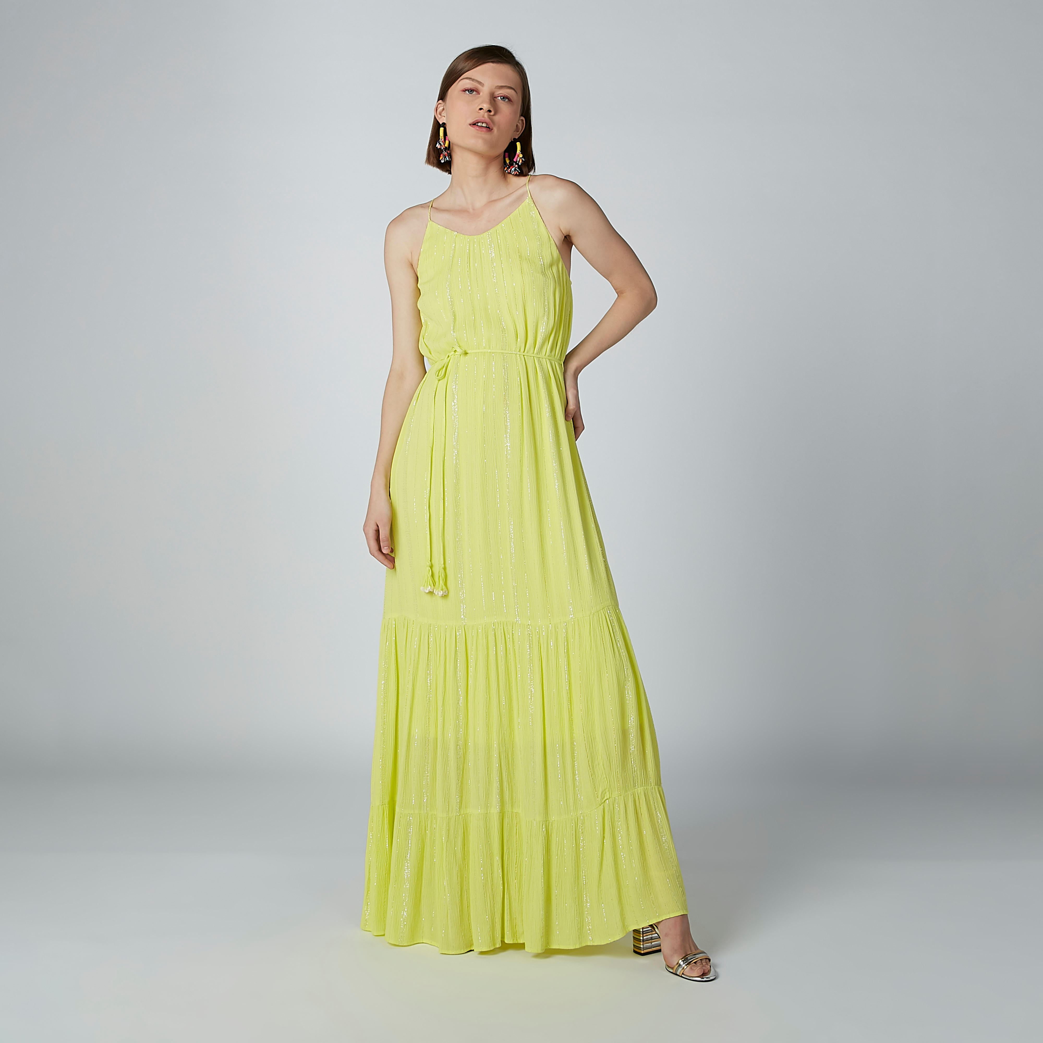 Textured Maxi A-line Dress with Tie Ups and Straps-women-clothing-dresses-image-3