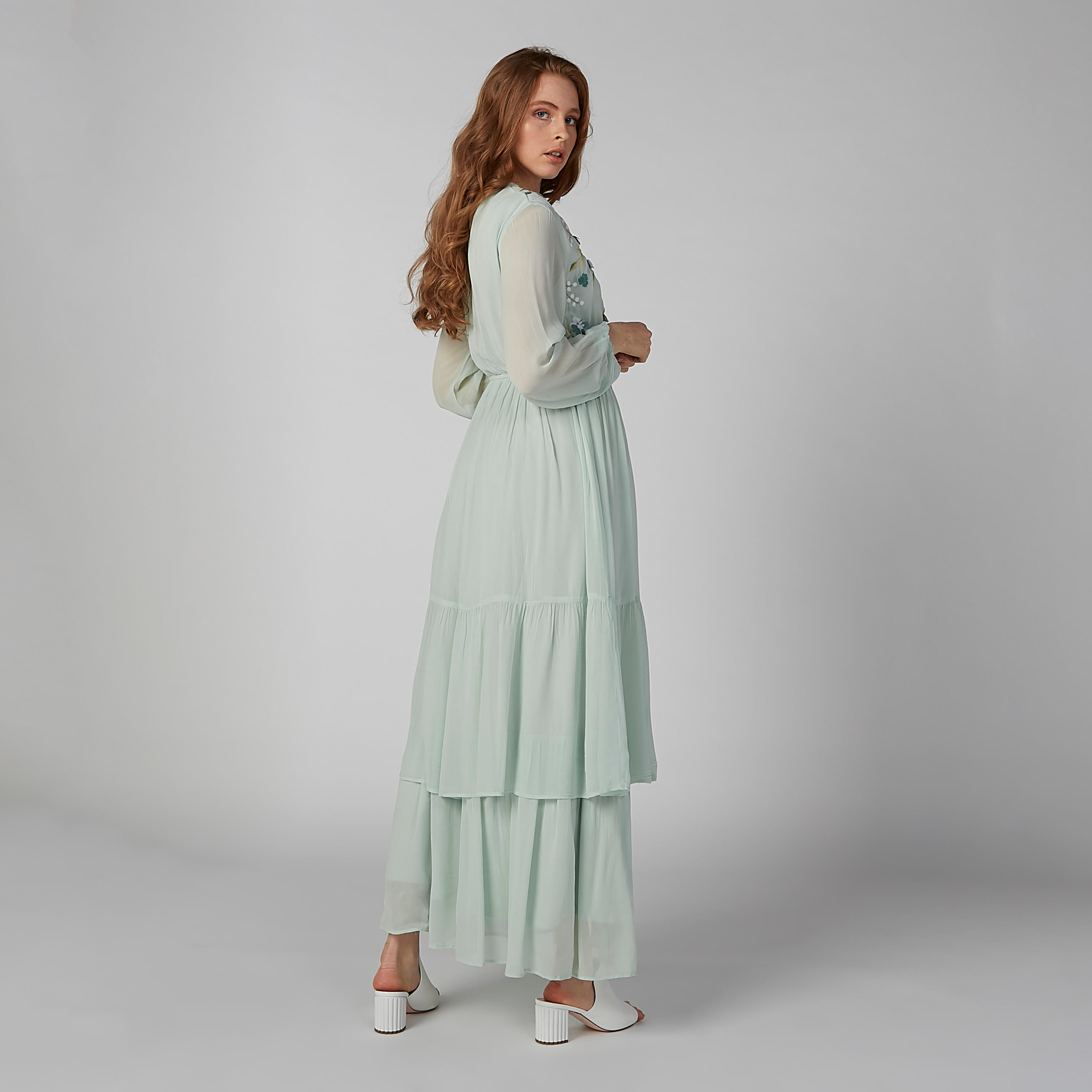 فستان إيه لاين طويل مطرّز بأكمام طويلة-women-clothing-dresses-image-5