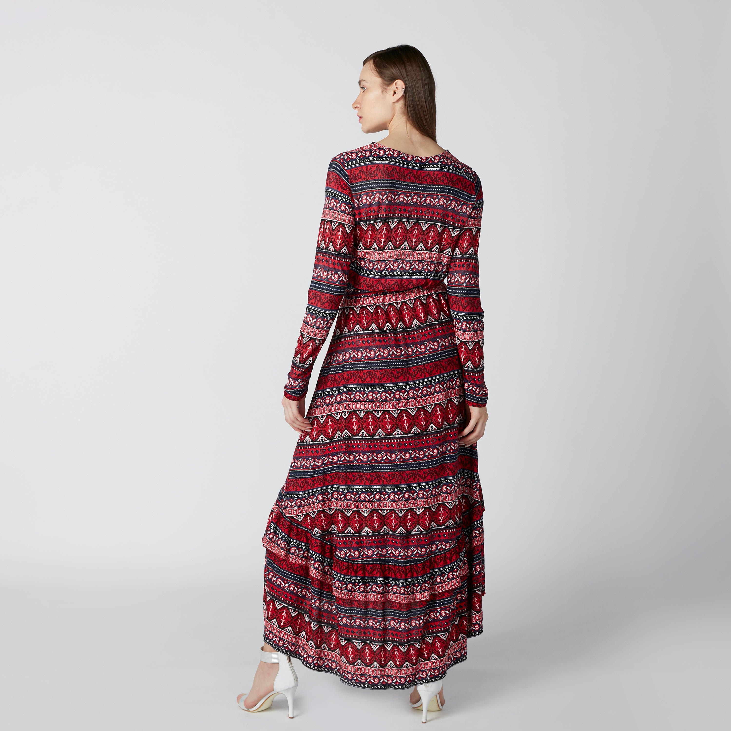 فستان طويل بحوّاف غير مستوية ورباط وطبعات-women-clothing-dresses-image-2