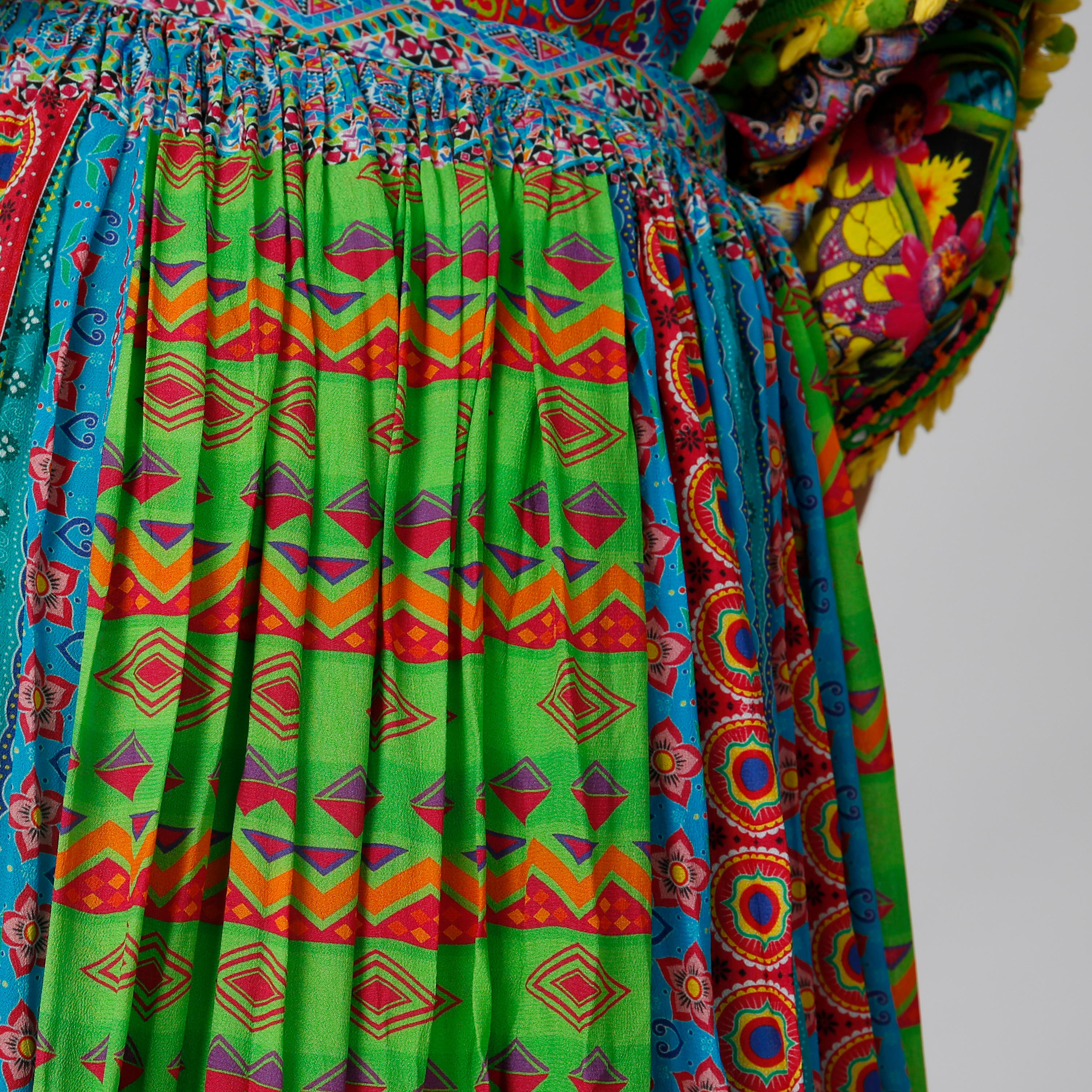 تنورة ماكسي إيه لاين بخصر مطّاطي وطبعات-women-clothing-bottoms-skirts-image-1