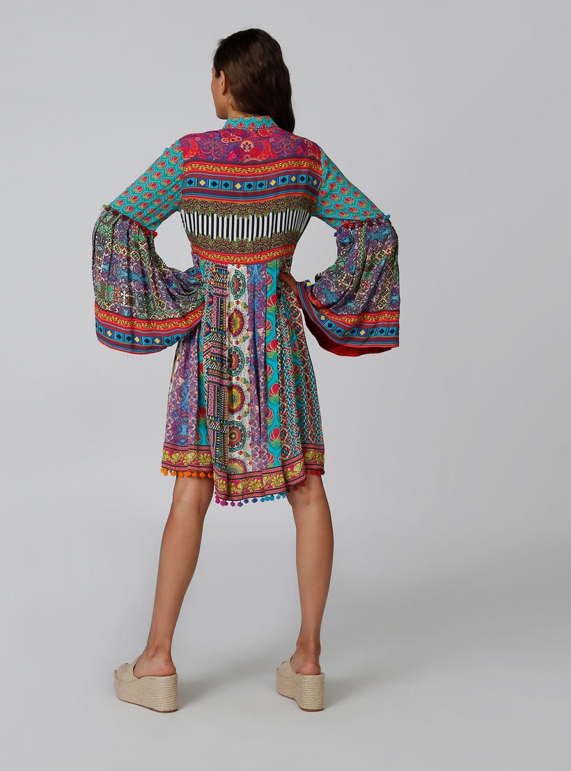فستان قميص ميدي بياقة عاديّة وأكمام واسعة وطبعات-women-clothing-dresses-image-6