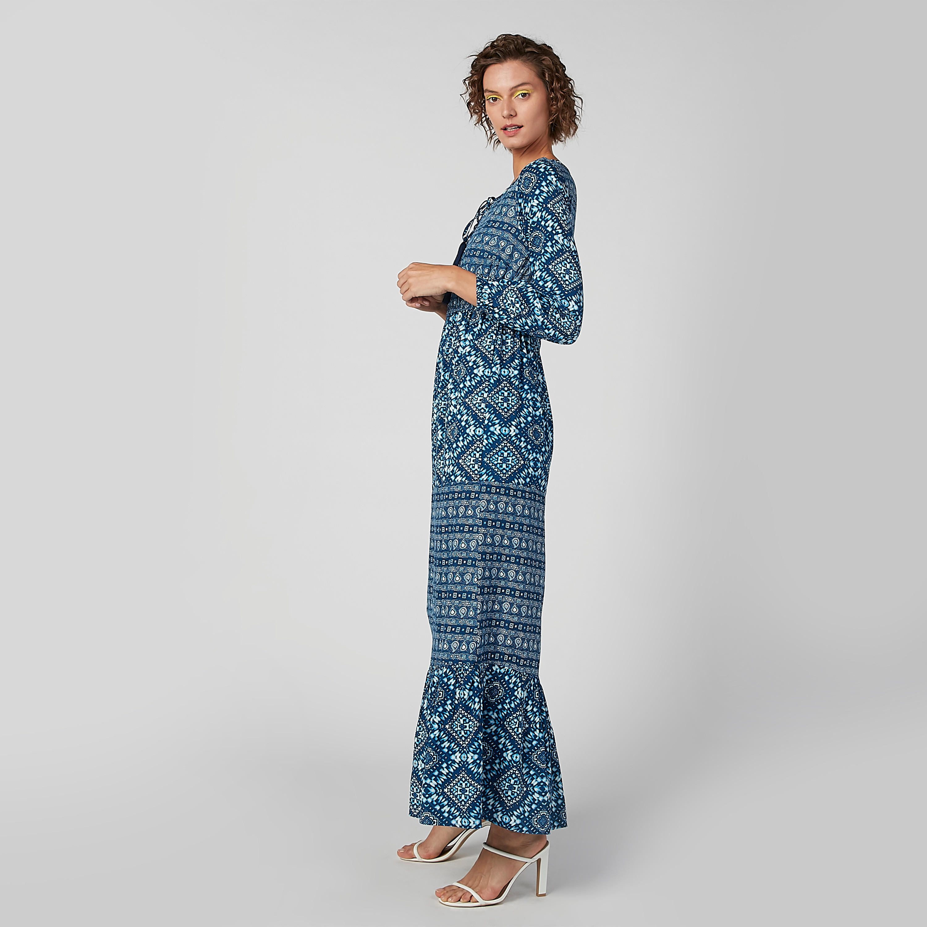 فستان مستدام طويل بأكمام طويلة وأربطة وطبعات-women-clothing-dresses-image-5