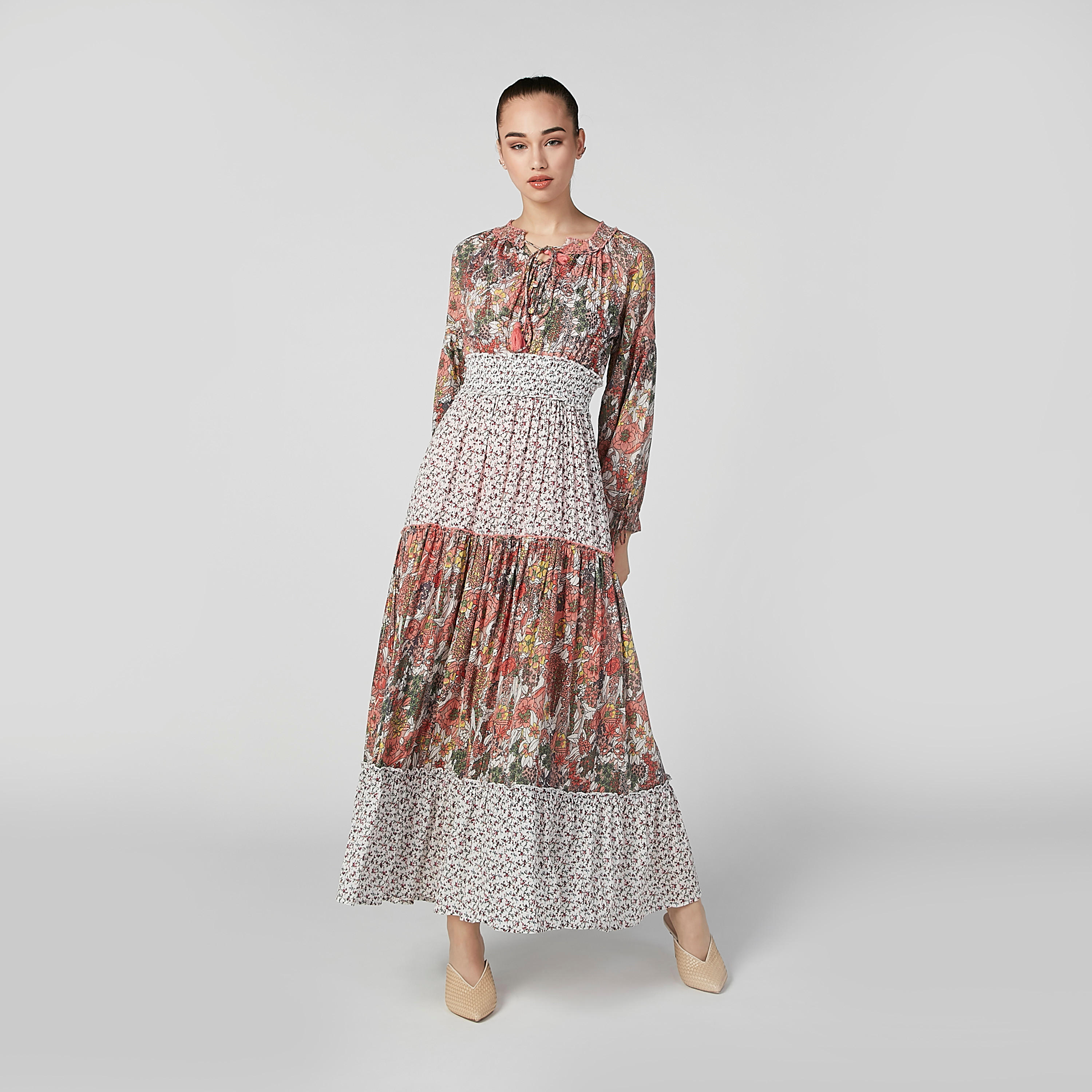 فستان طويل بأكمام طويلة ودرزات وطبعات-women-clothing-dresses-image-3