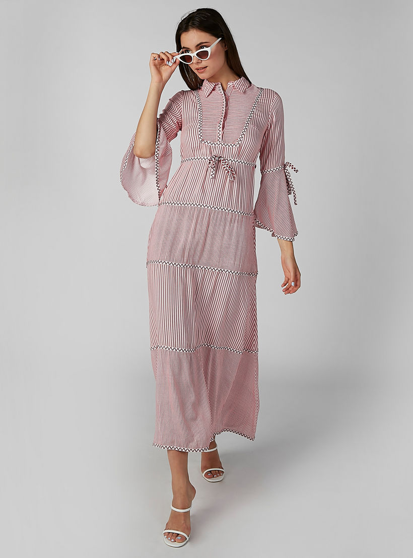 فستان طويل واسع مقلم-women-clothing-dresses-image-6